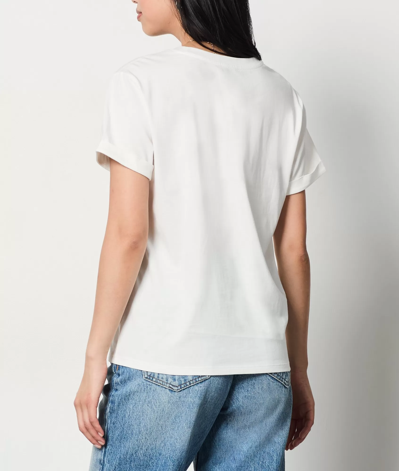 Etam T-shirts>"Amour" Print Cotton T-shirt