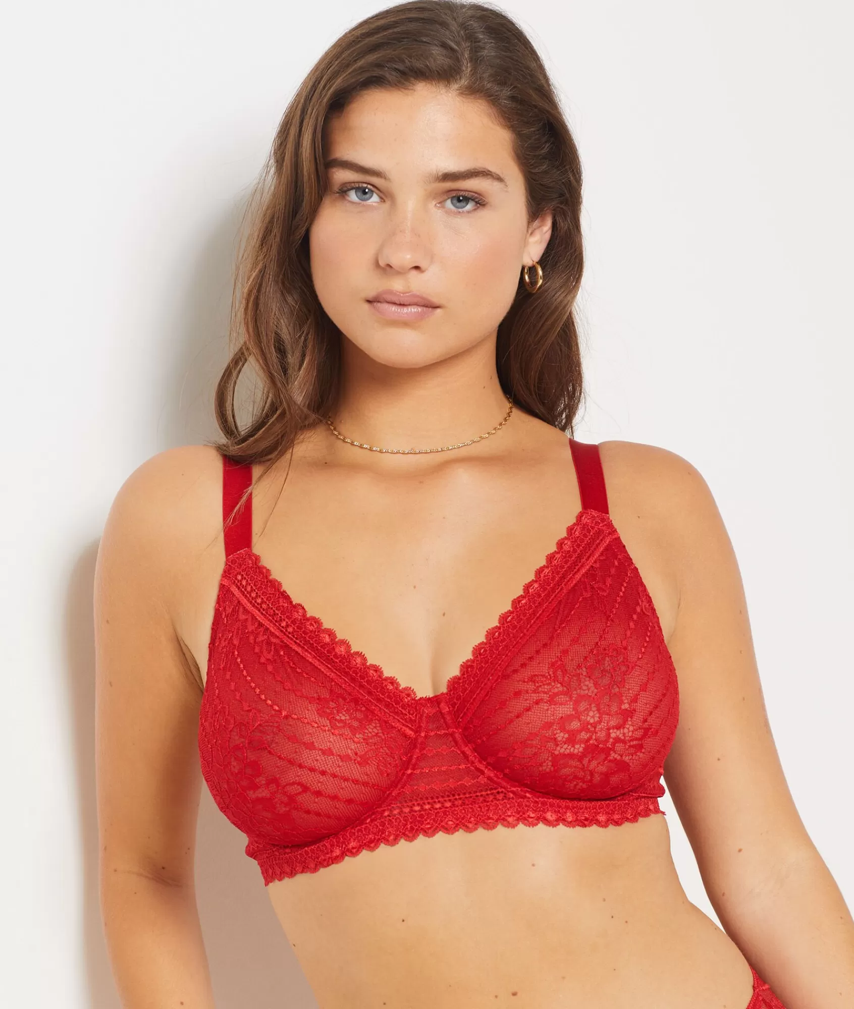 Etam Balconette Bras>Balconette Minimizer Bra with -1 Size Effect