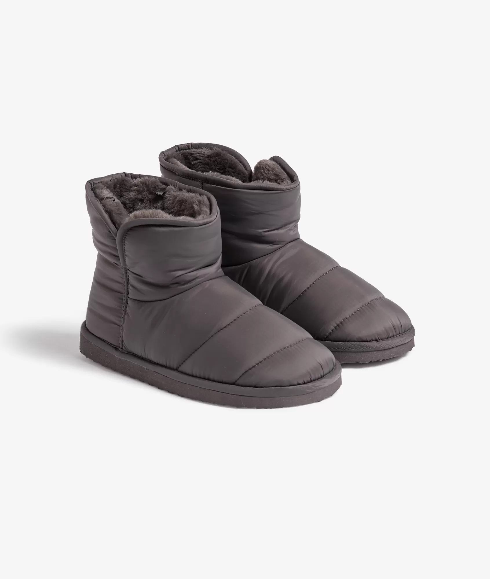 Etam Slippers | Loungewear>Bottines matelassées intérieur en fourrure