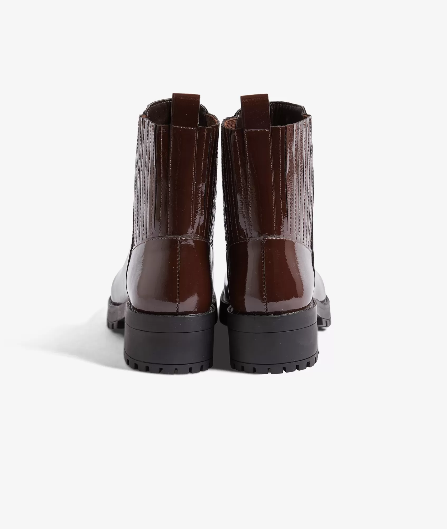 Etam Shoes>Bottines vernis en cuir