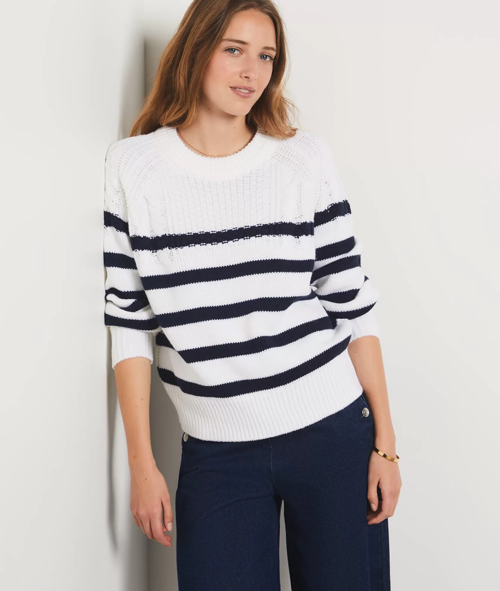 Etam Crewnecks>Breton Sweater