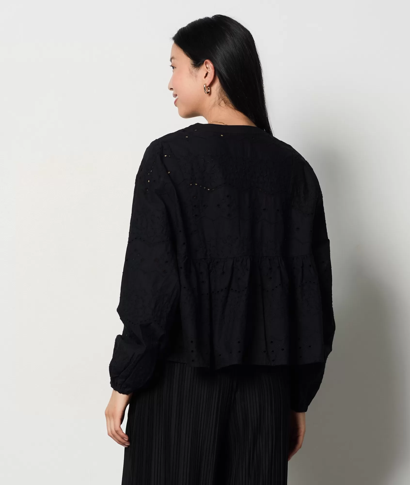 Etam Flowy Shirts | Chic Shirts>Broderie Anglaise Shirt