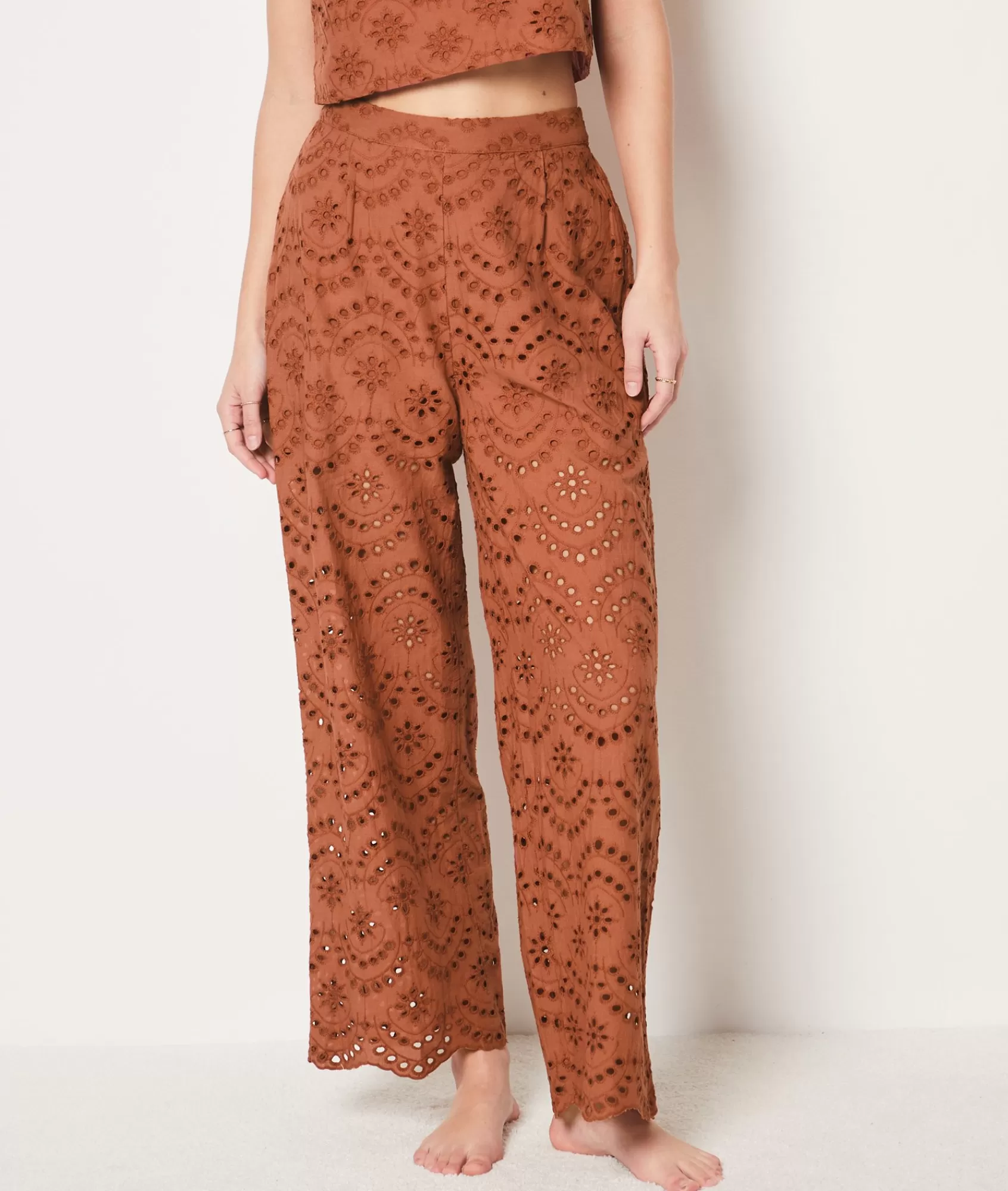 Etam Dresses & Cover-ups>Broderie Anglaise Trousers