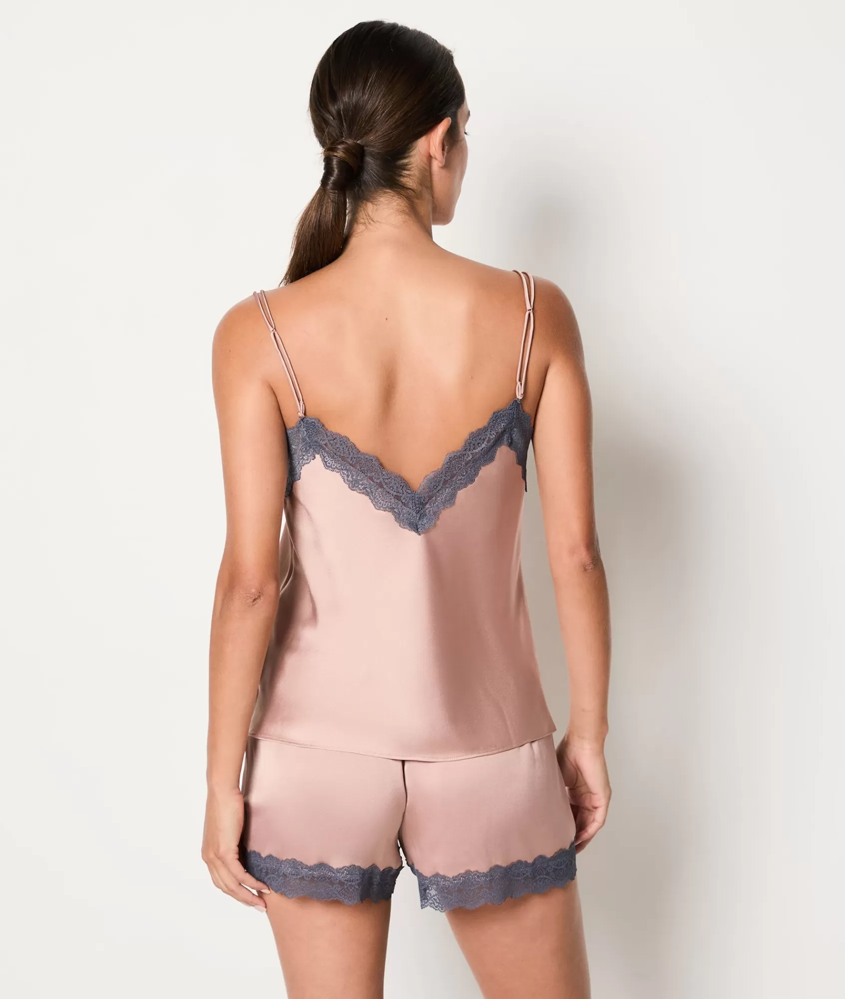 Etam Pyjama Tops>Camisole with Lace Detail