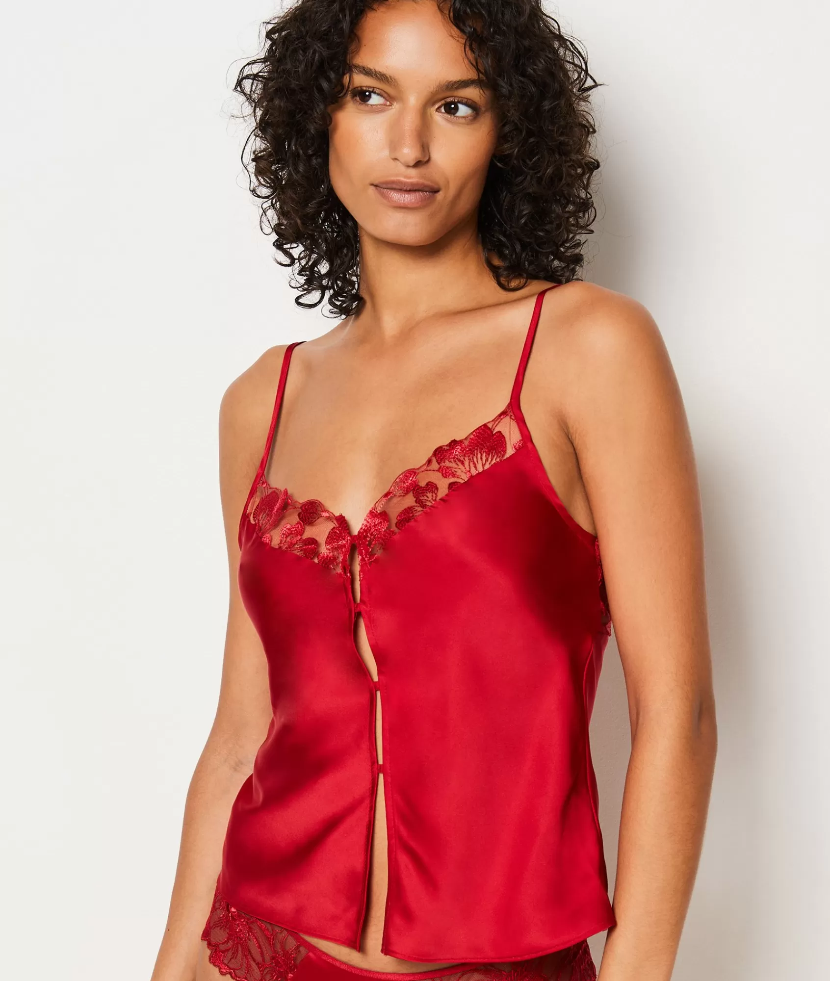 Etam Pyjama Tops>Caraco détails tulle brodé