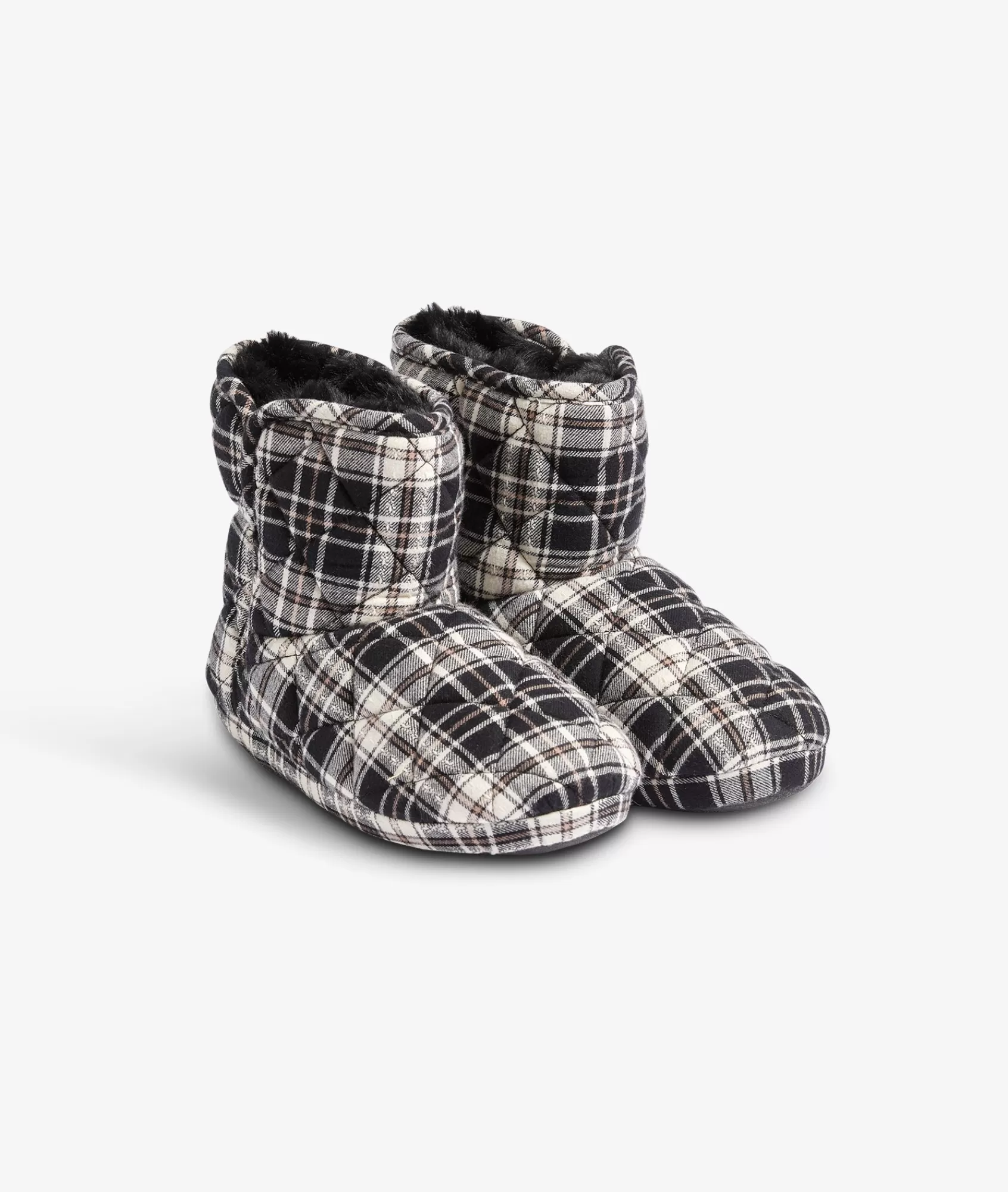 Etam Slippers>Chaussons bottines à ccarreaux
