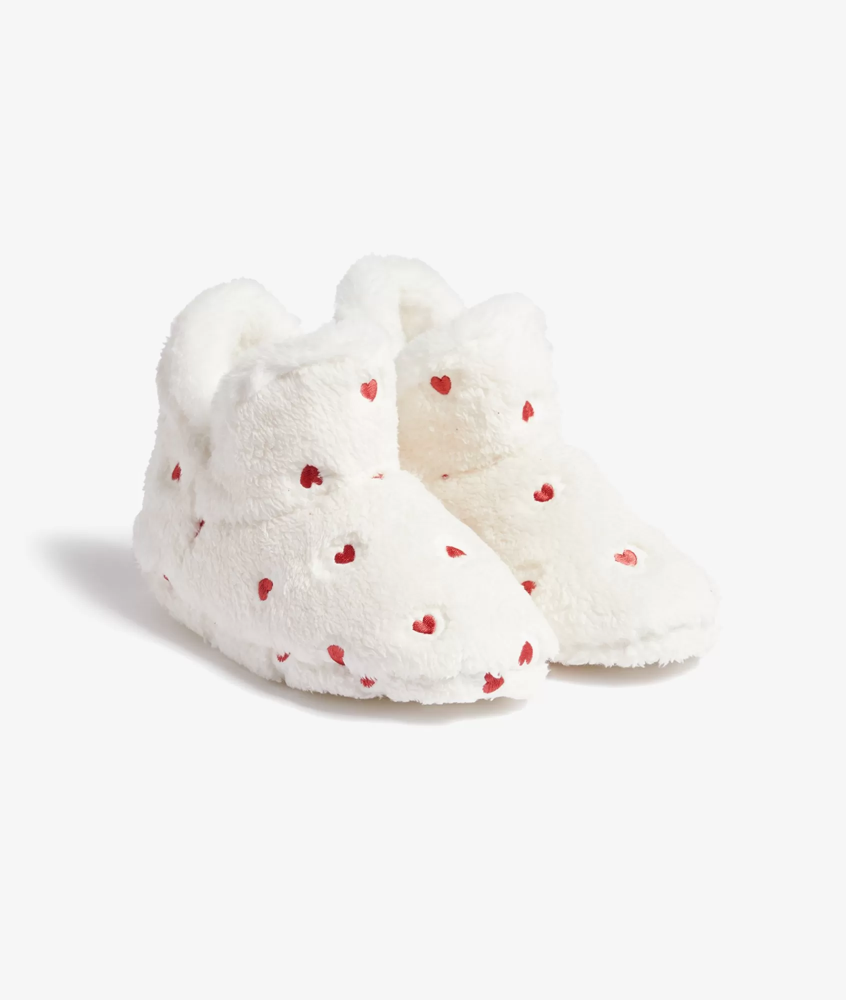 Etam Slippers>Chaussons bottines coeurs