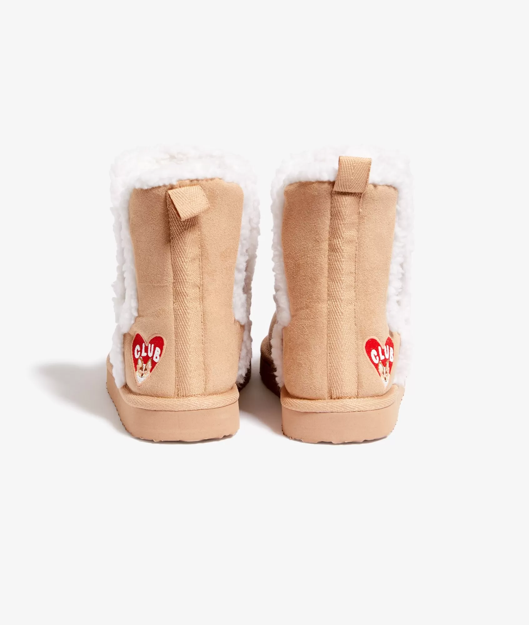 Etam Slippers>Chaussons bottines corgi intérieur effet bouclette