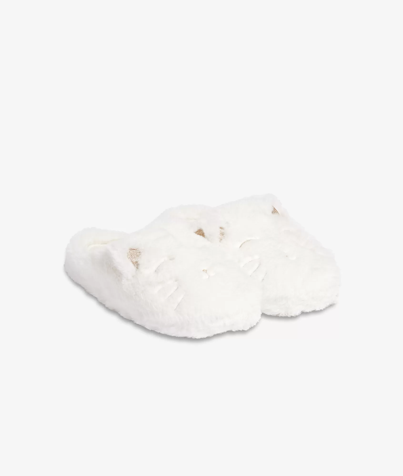 Etam Slippers>Chaussons mules en fourrure chat