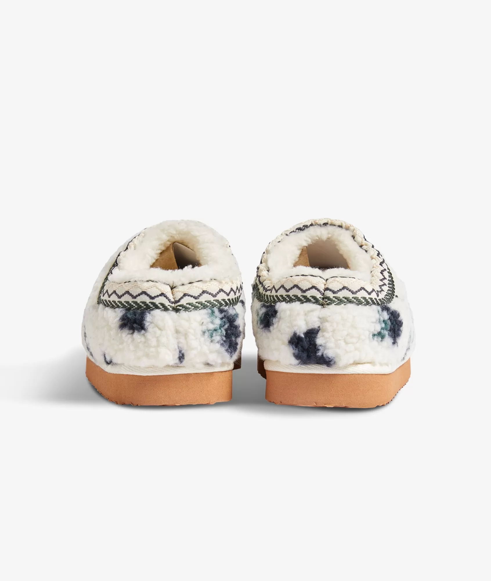 Etam Slippers>Chaussons mules fourrés à fleurs
