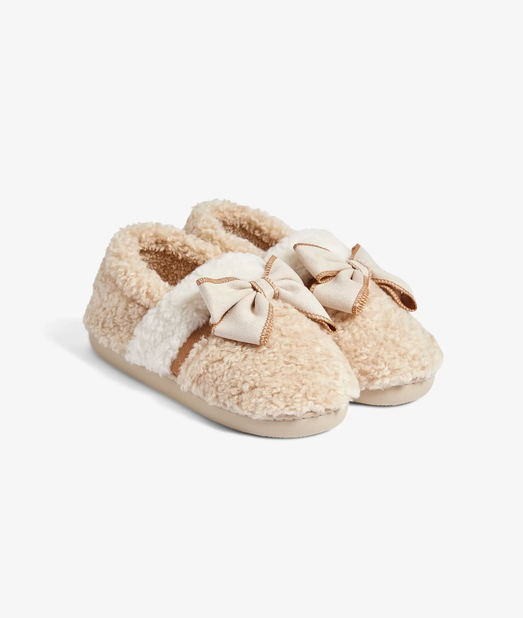 Etam Slippers>Chaussons mules noeuds