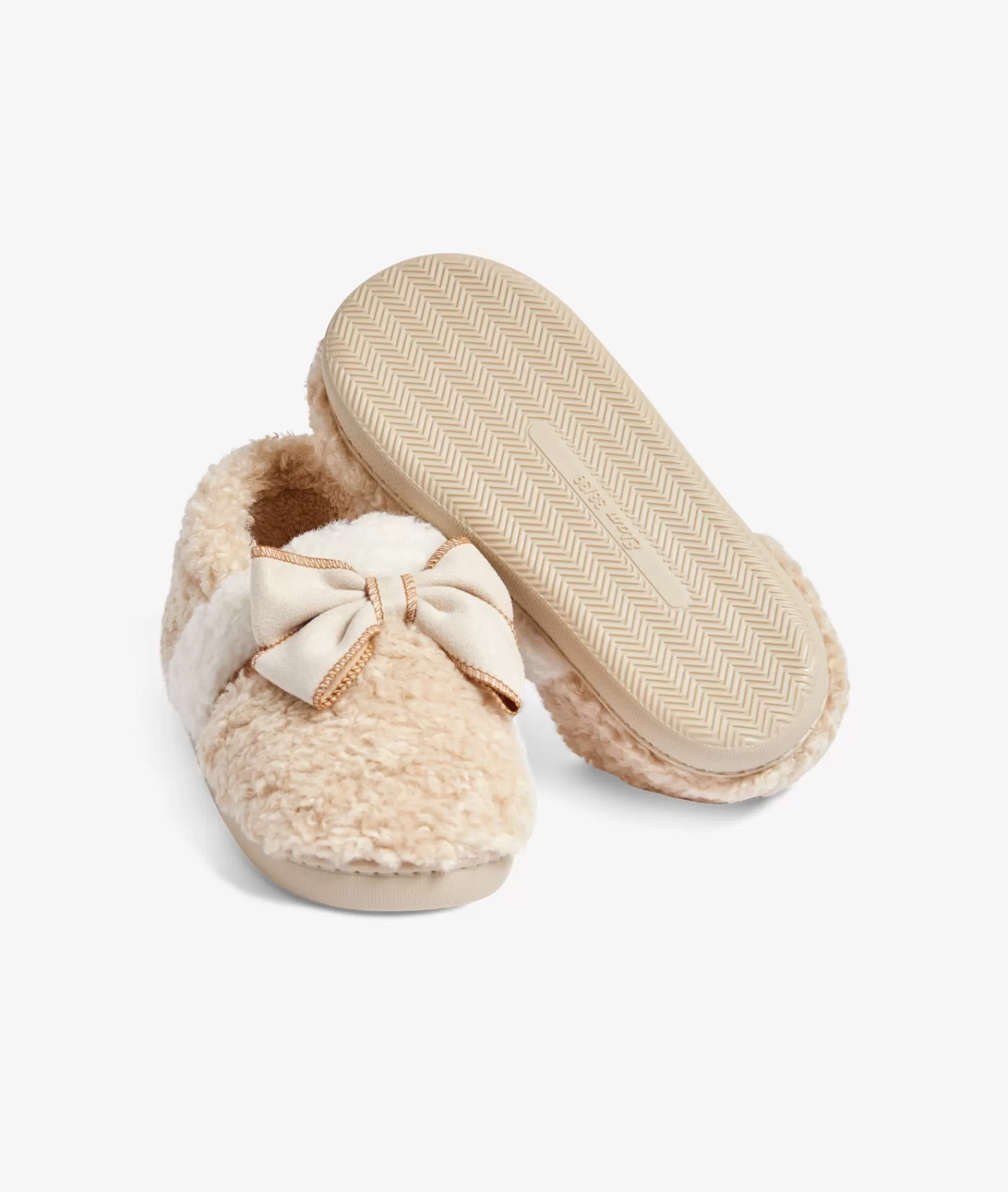 Etam Slippers>Chaussons mules noeuds