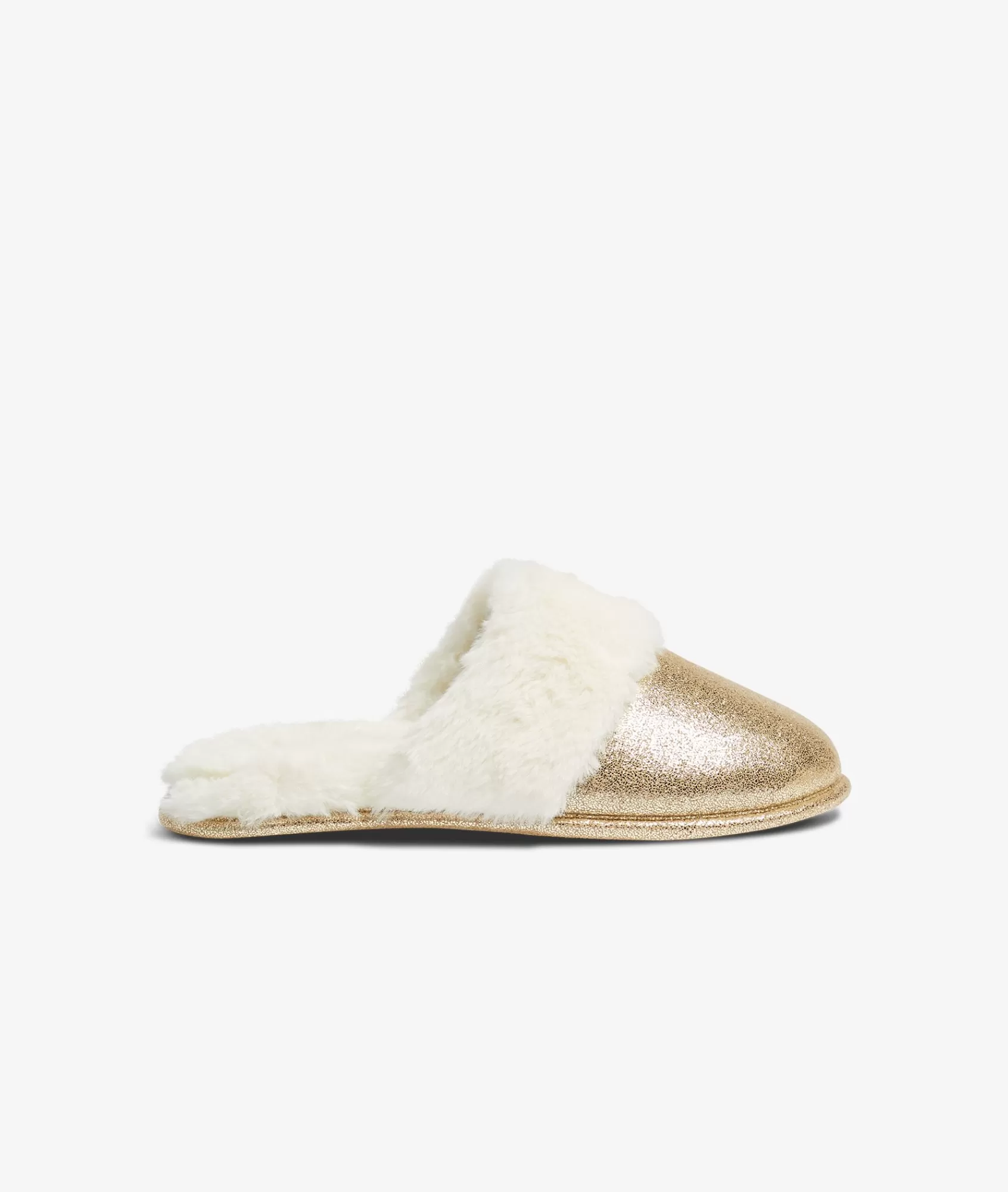 Etam Slippers>Chaussons mules pailletés en fourrure