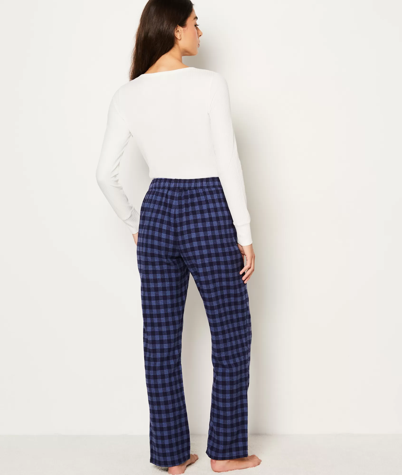 Etam Pyjama Bottoms>Checkered Cotton Pyjama Bottoms
