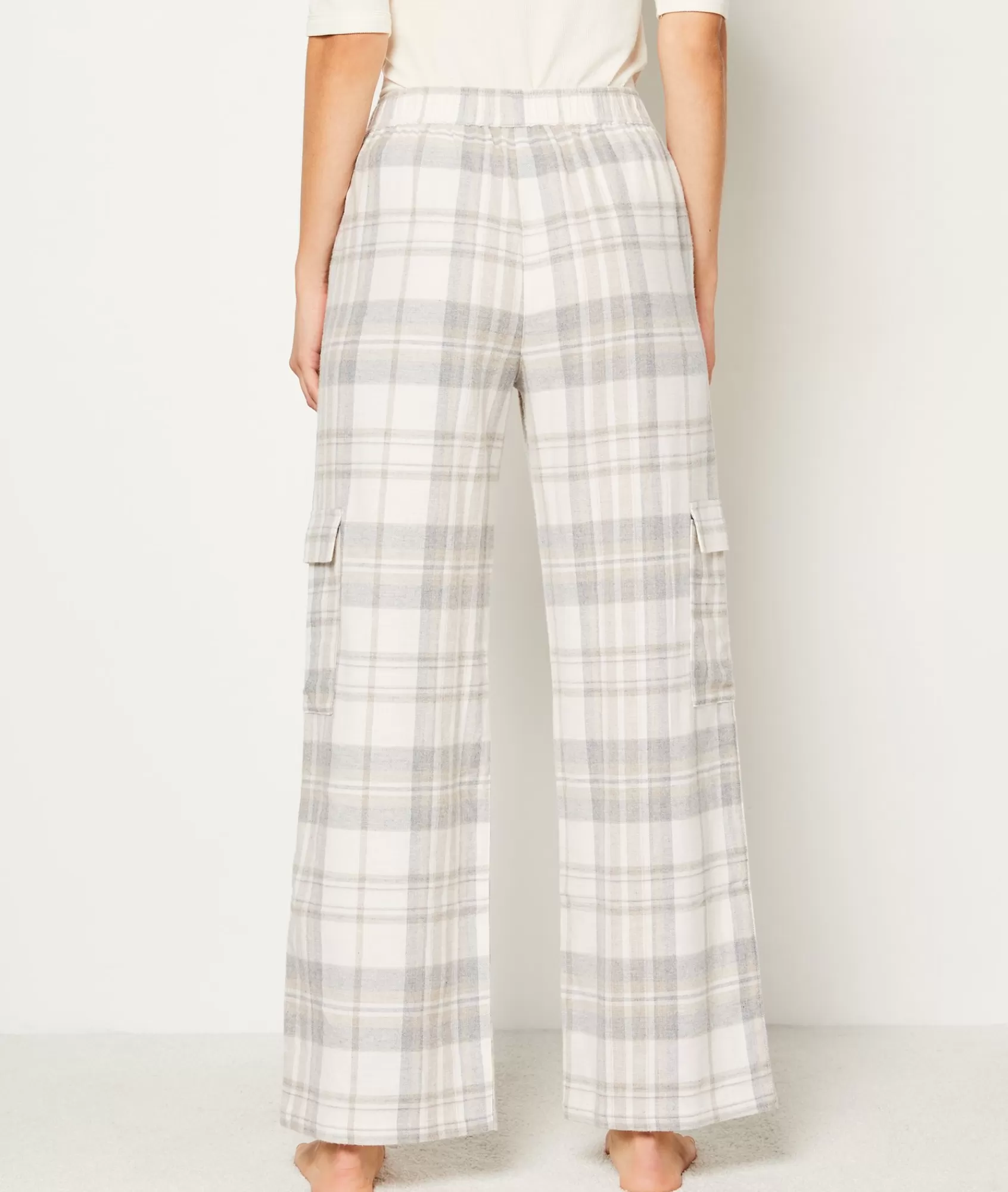 Etam Loungewear | Pyjama Bottoms>Checkered Flannel Pyjama Trousers