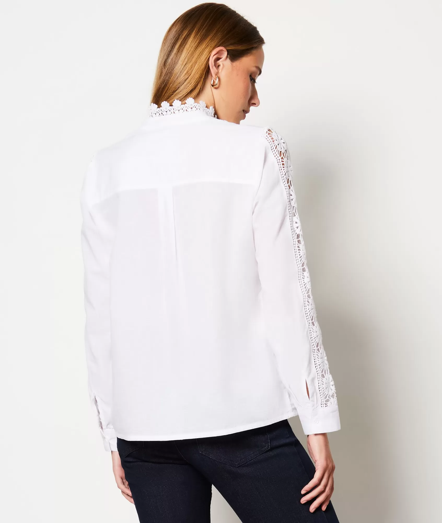 Etam Flowy Shirts | Chic Shirts>Chemise boutonnée brodée