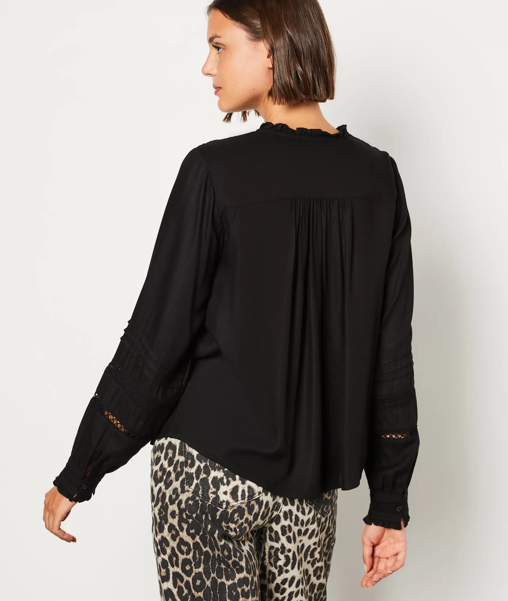 Etam Flowy Shirts | Chic Shirts>Chemise fluide brodée