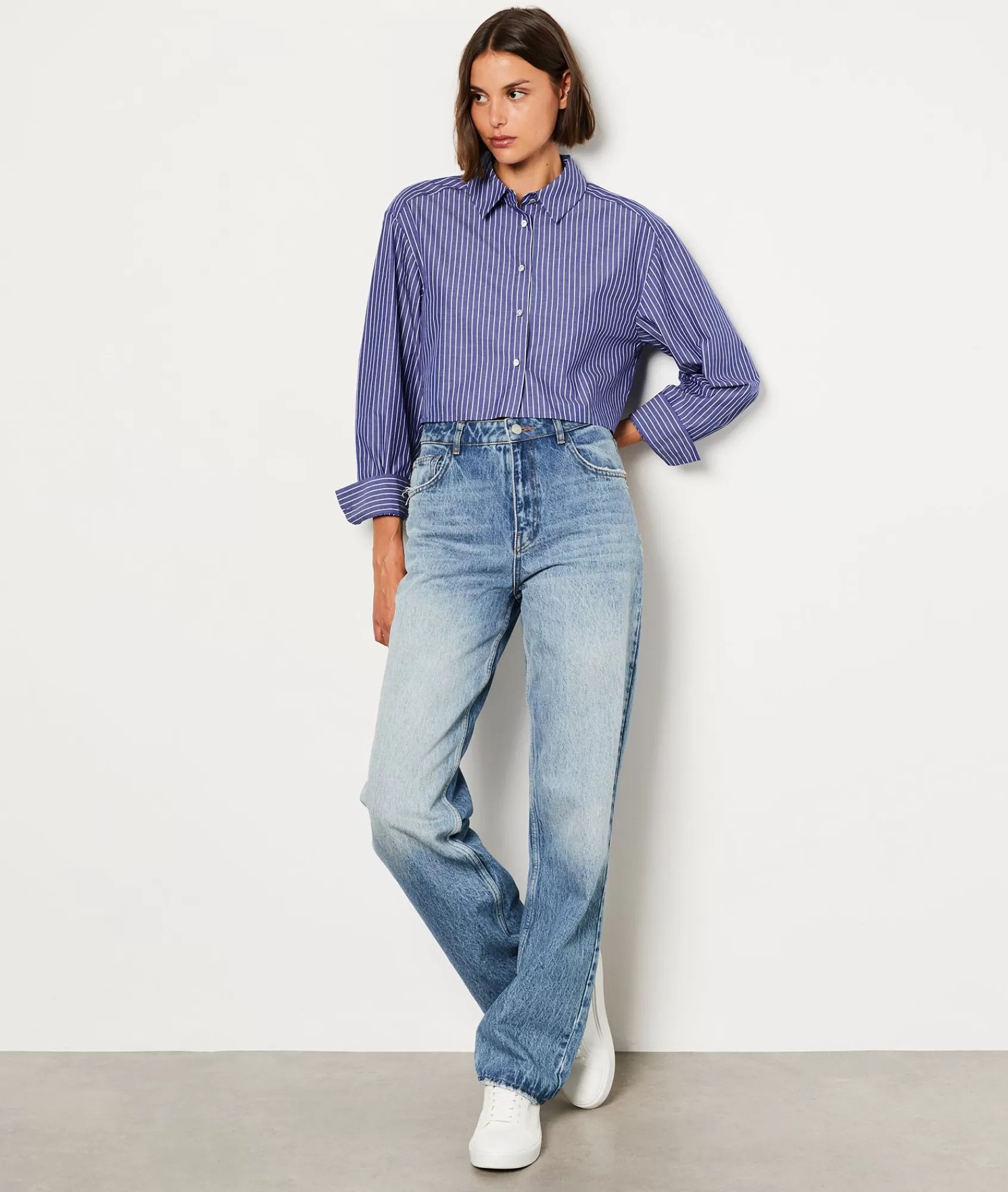 Etam Printed Blouses & Shirts | Flowy Shirts>Chemise rayée
