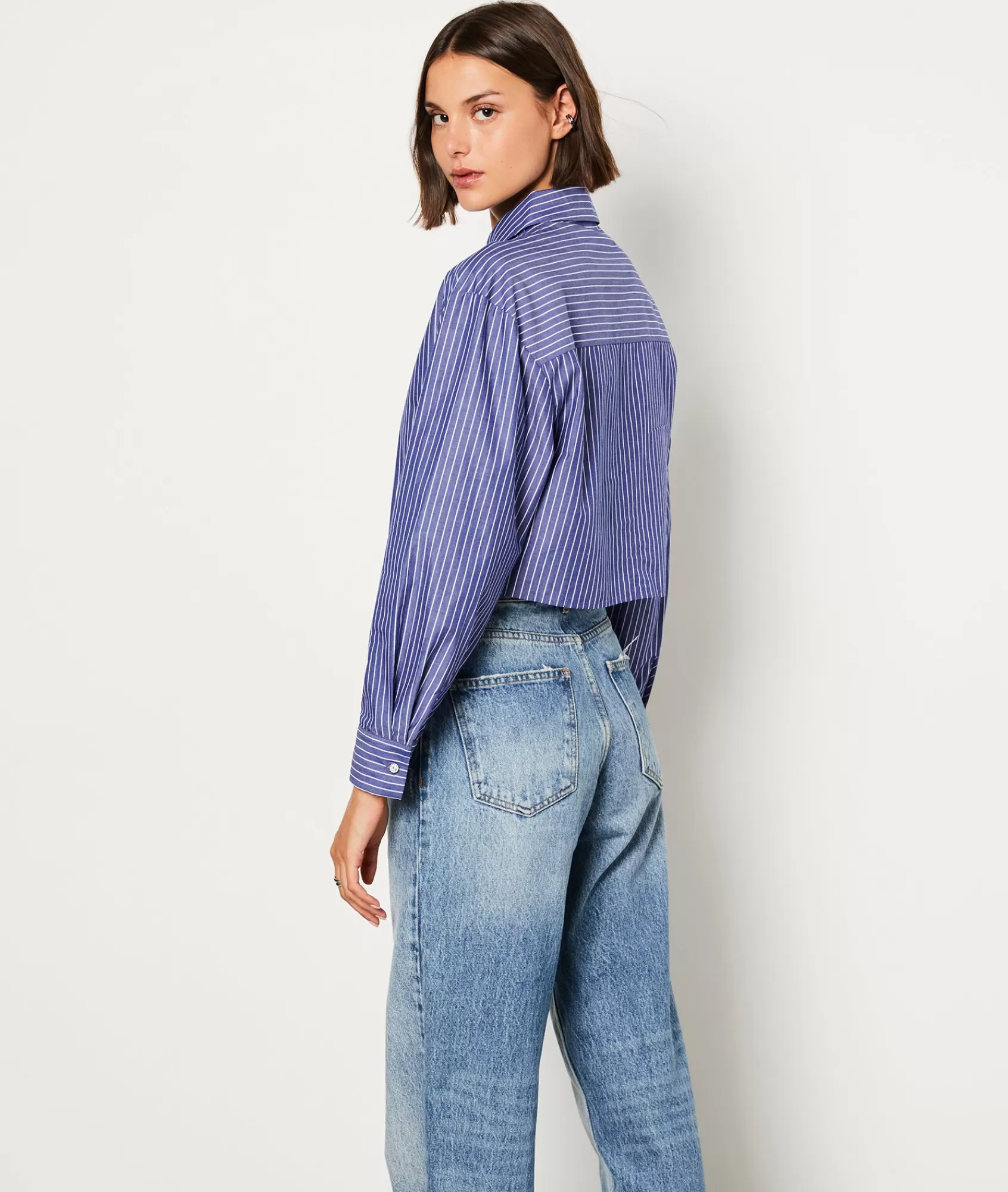 Etam Printed Blouses & Shirts | Flowy Shirts>Chemise rayée