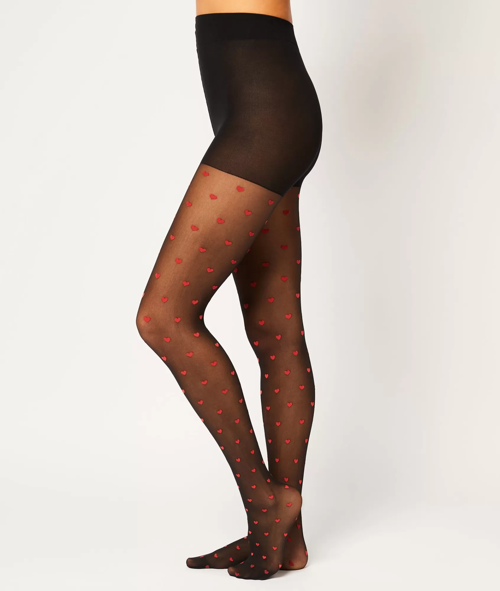Etam Tights & Stockings | Tights And Stockings>Collant mode motif coeur - 30D