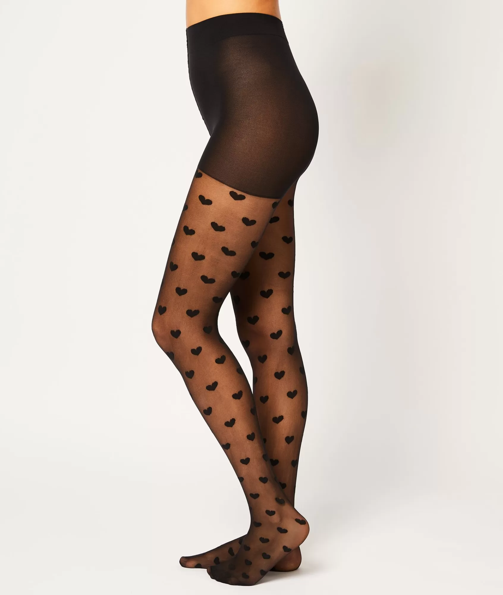 Etam Tights & Stockings | Tights And Stockings>Collant mode motif cœur  - 55D
