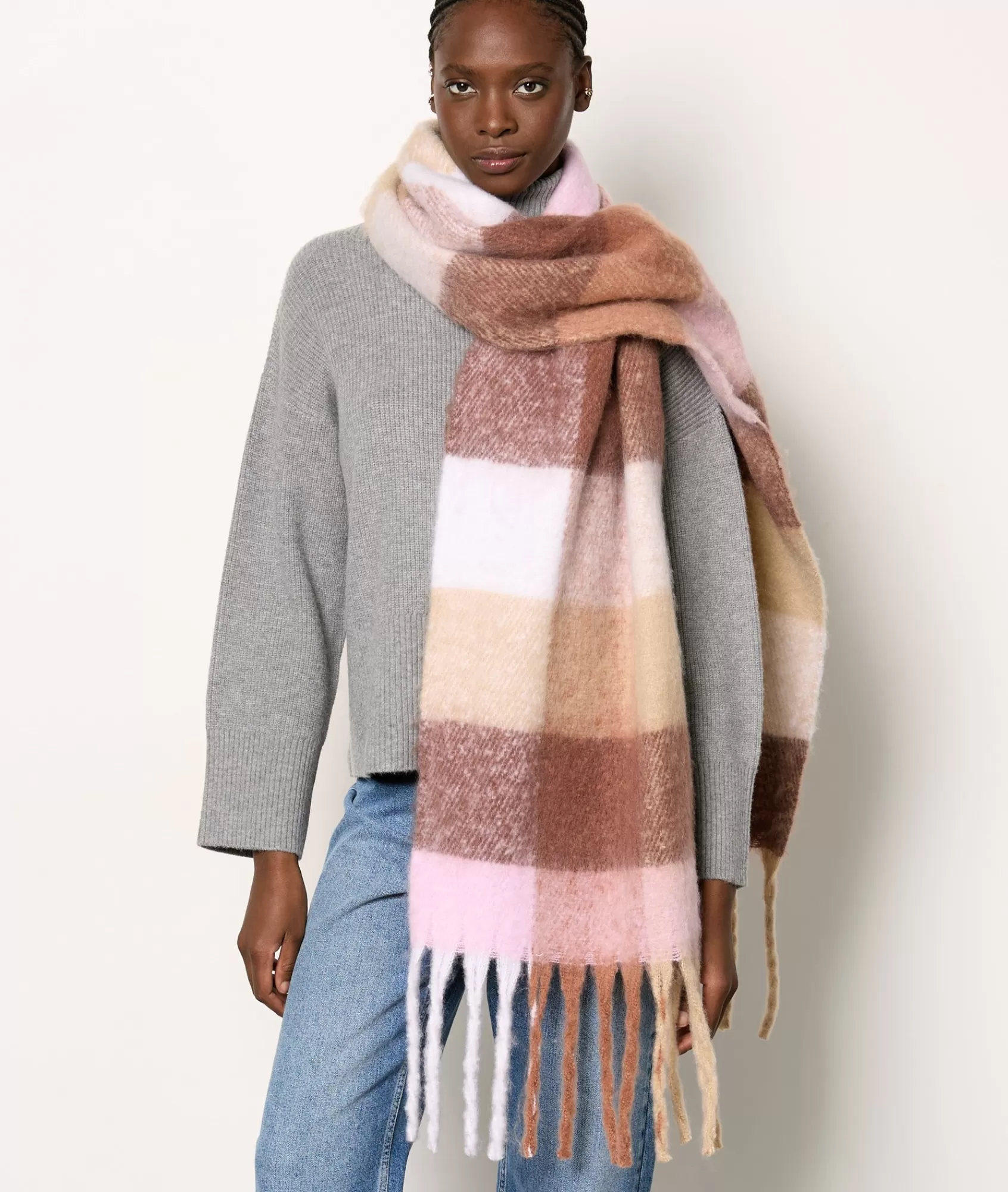 Etam Scarves>Echarpe à franges