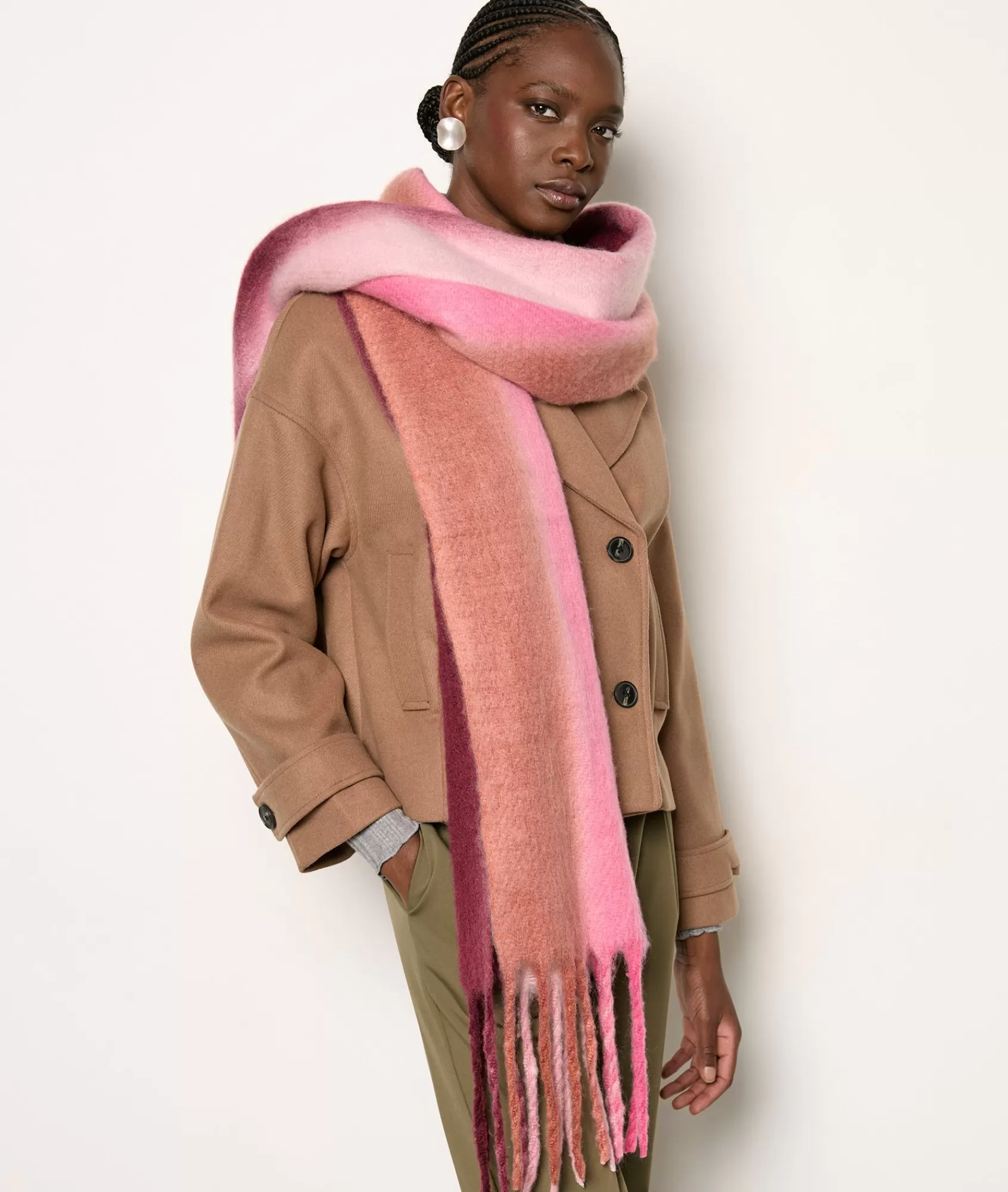 Etam Scarves>Echarpe à franges