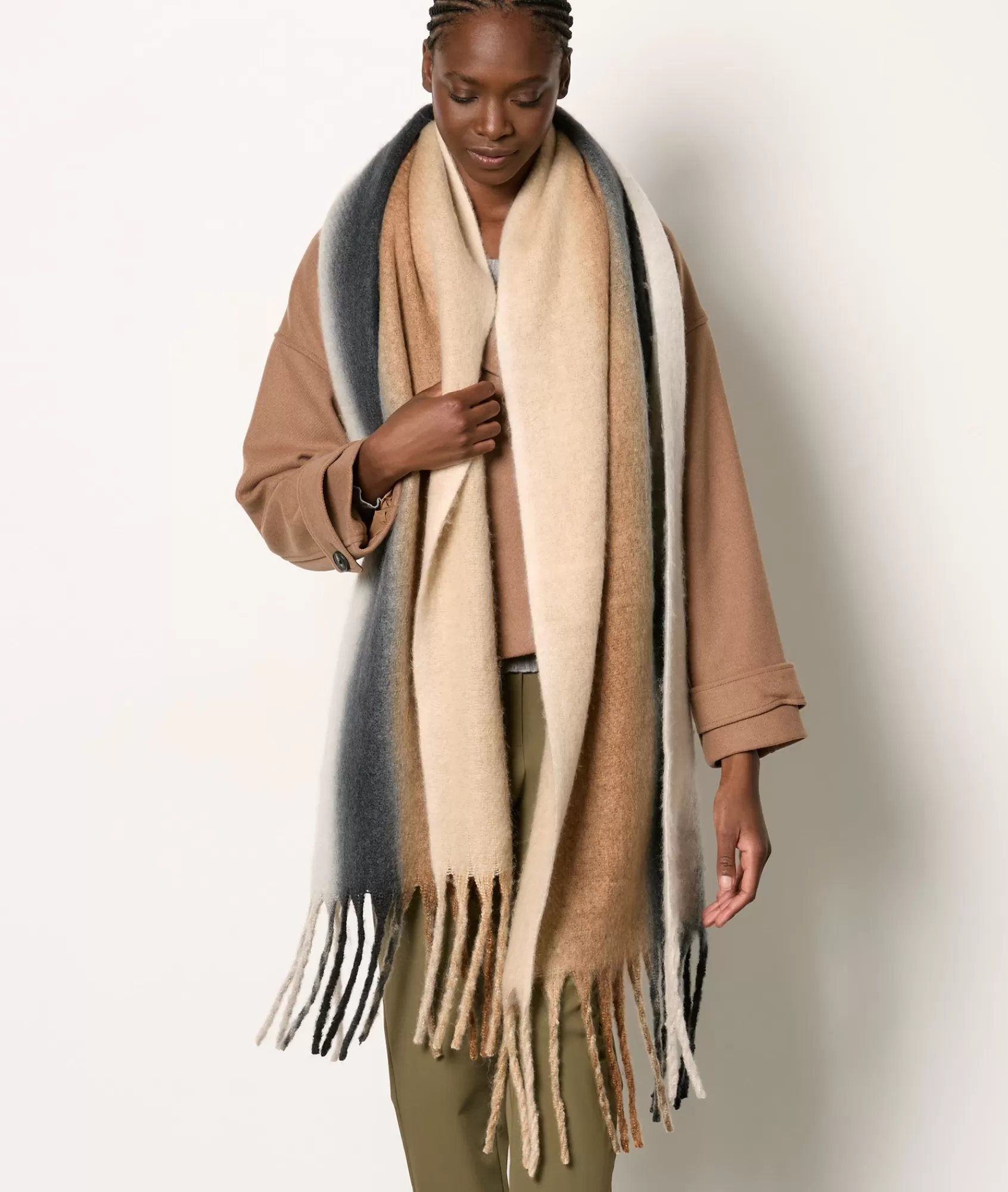 Etam Scarves>Echarpe à franges