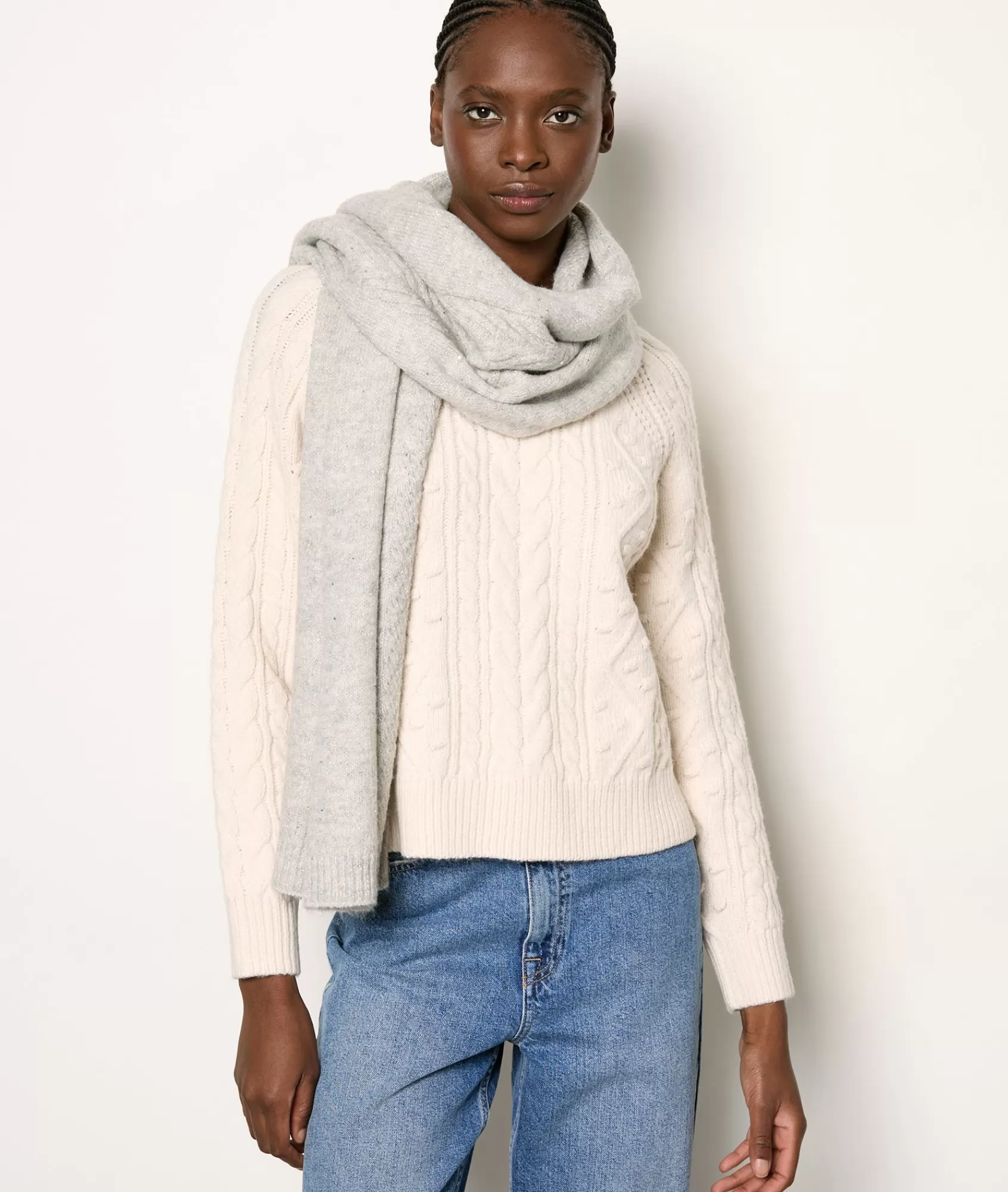 Etam Scarves>Echarpe en maille pailleté