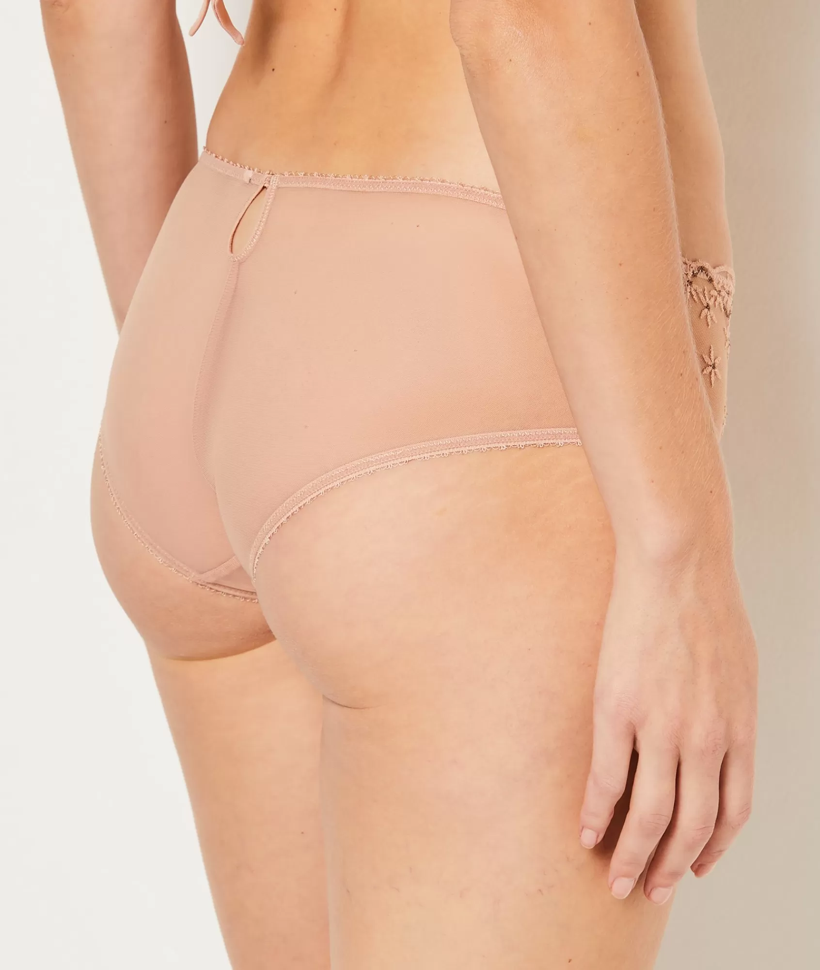 BOY Etam Boyshorts>Embroidered Tulle Boyshort