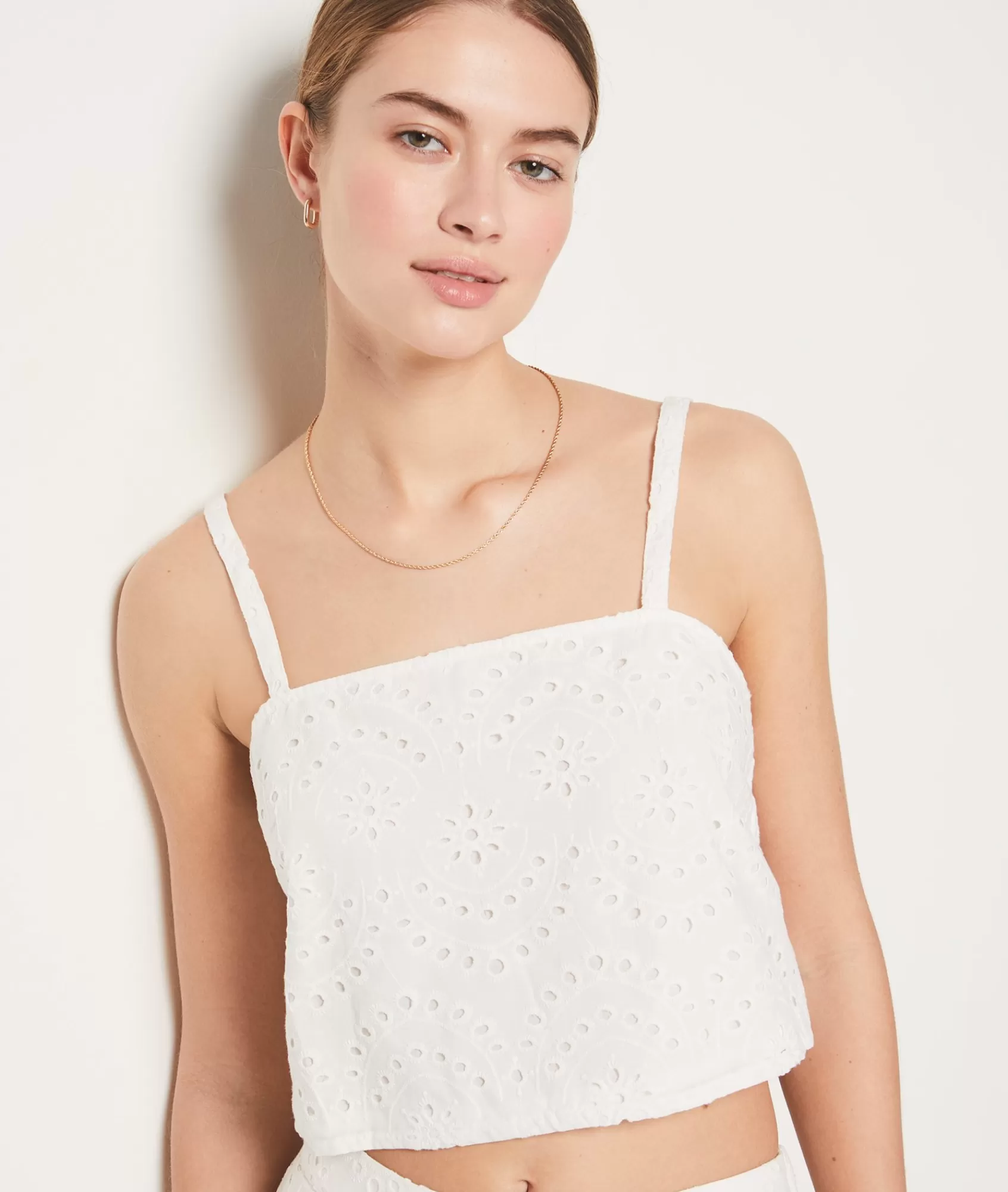 Etam Dresses & Cover-ups>English Broderie Anglaise Strap Top