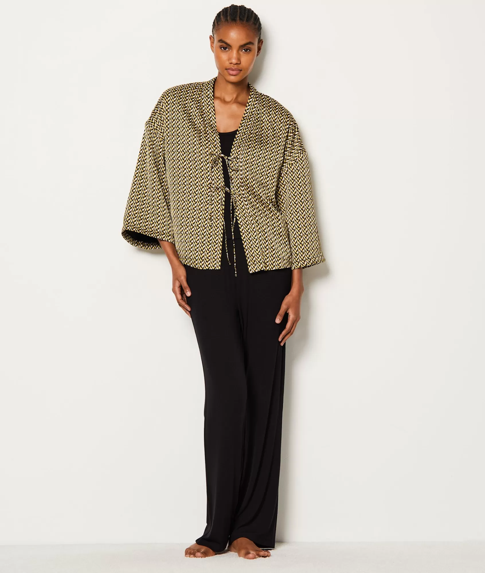 Etam 2 And 3-piece Pyjamas>Ensemble 3 pièces de pyjama velours