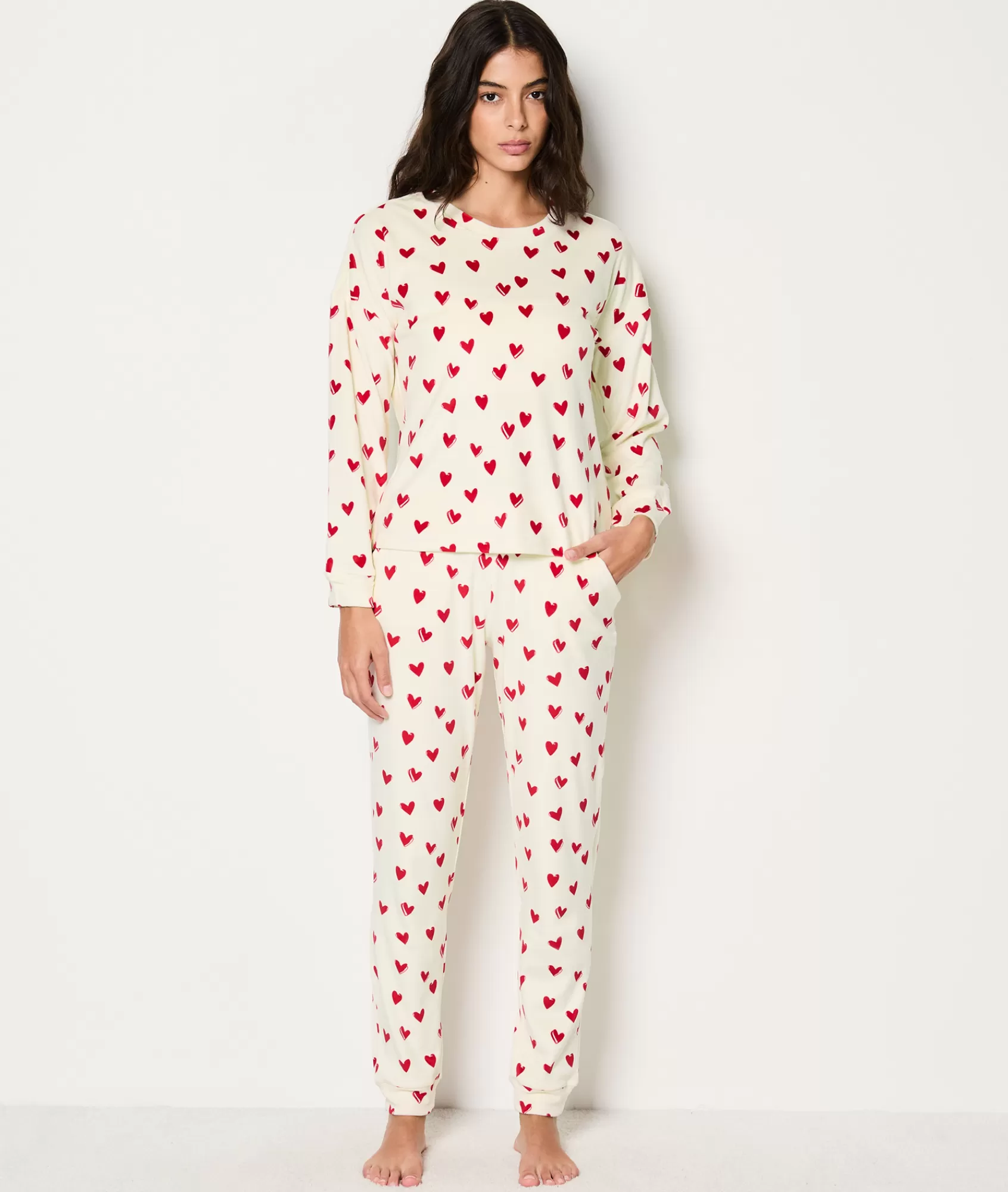 Etam 2 And 3-piece Pyjamas>Ensemble 2 pièces de pyjamas à motifs cœur
