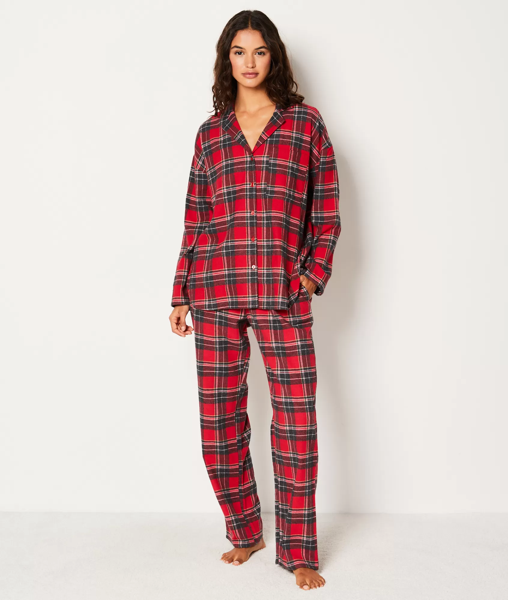 Etam 2 And 3-piece Pyjamas>Ensemble 2 pièces de pyjamas en coton à carreaux