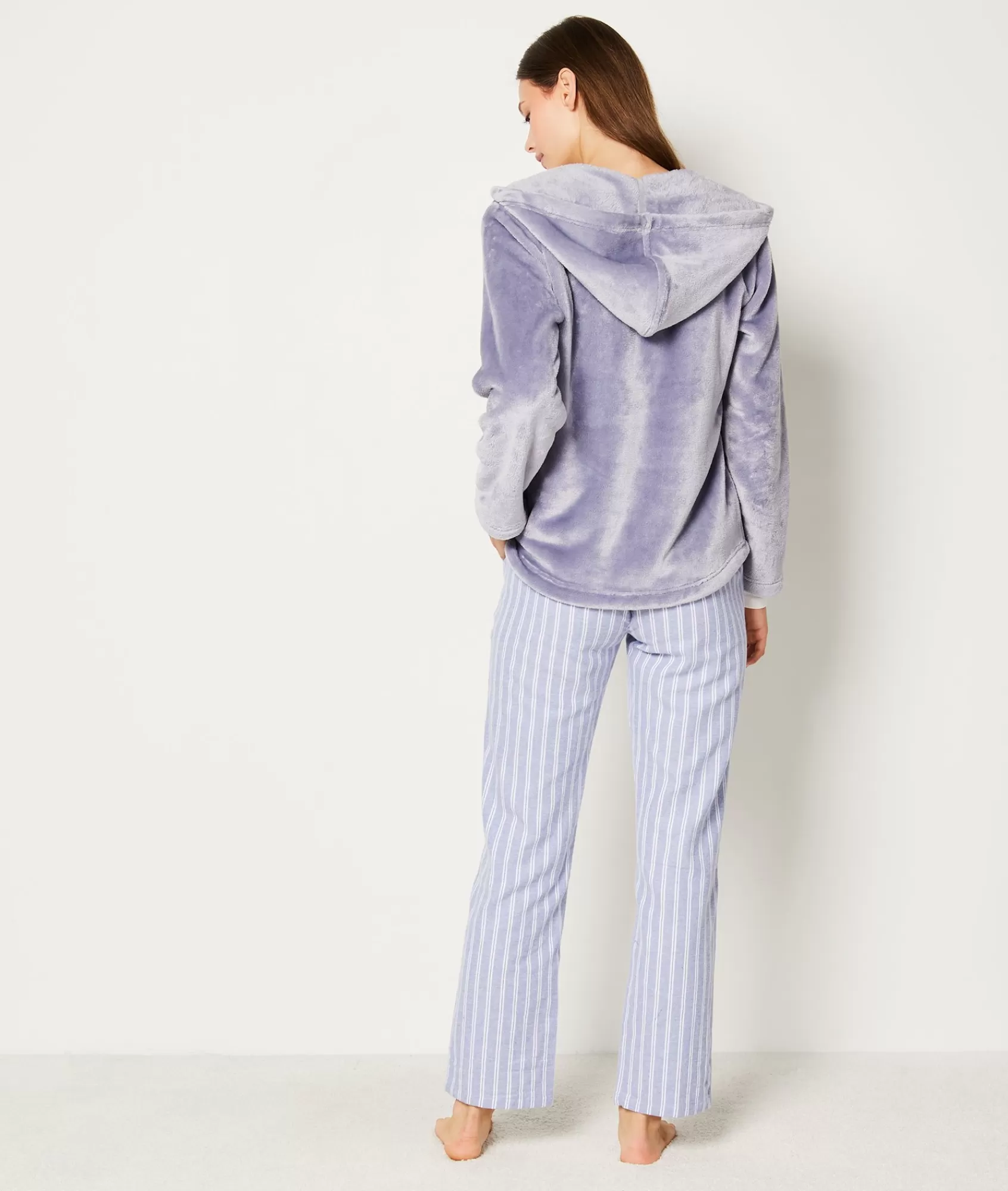 Etam 2 And 3-piece Pyjamas>Ensemble 3 pièces de pyjamas veste polaire