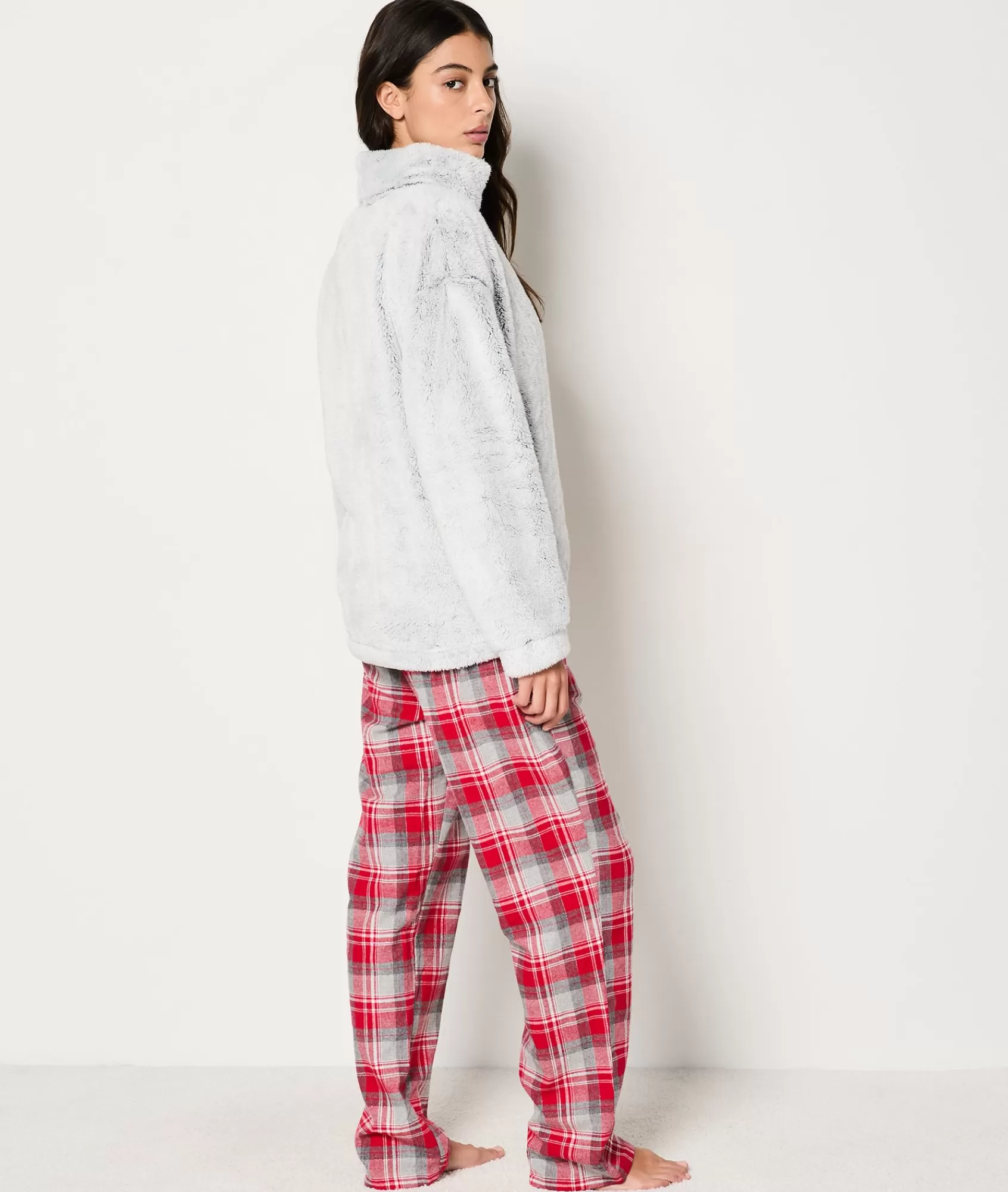 Etam 2 And 3-piece Pyjamas>Ensemble 3 pièces de pyjamas veste polaire