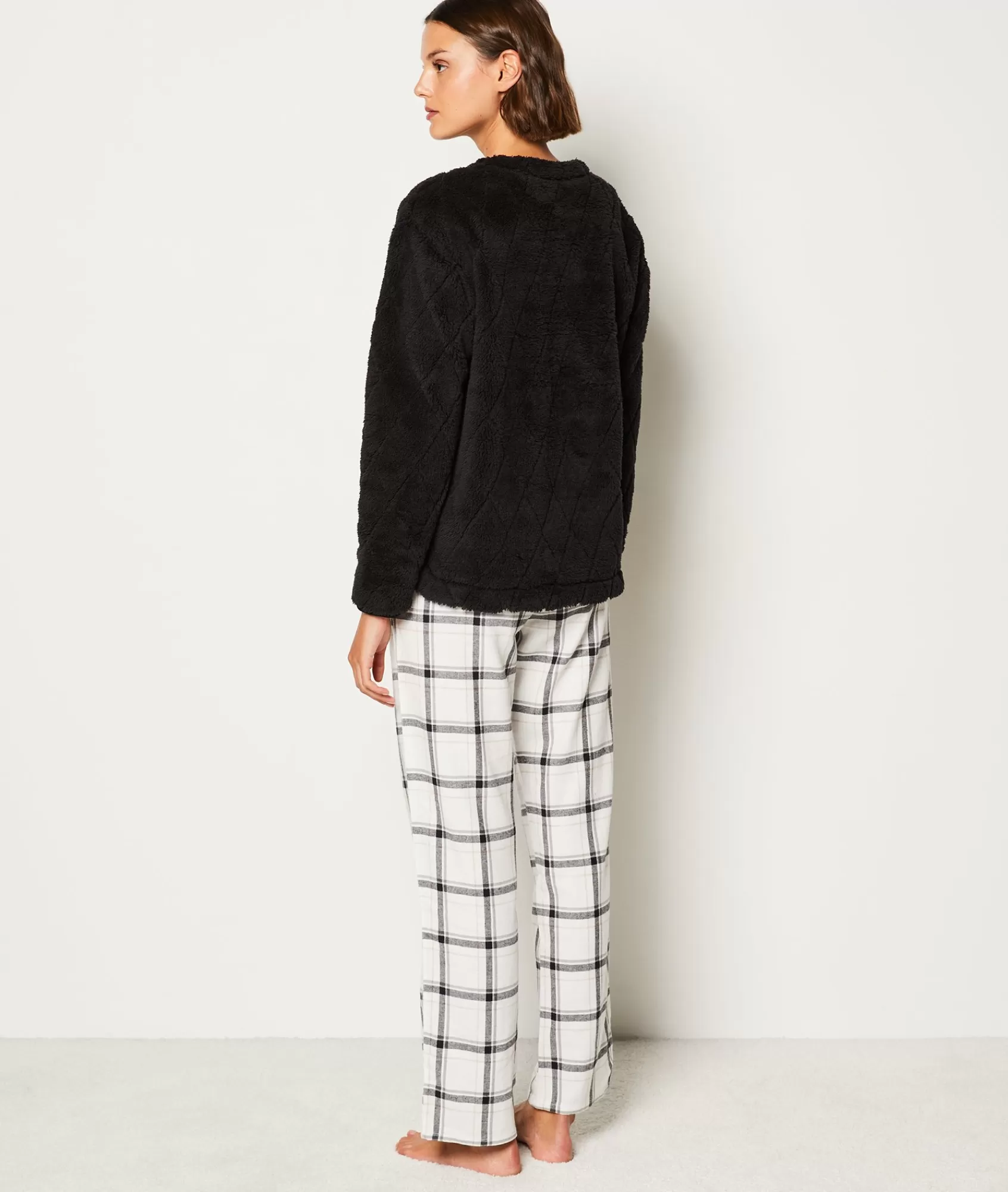 Etam 2 And 3-piece Pyjamas>Ensemble 3 pièces de pyjamas veste polaire