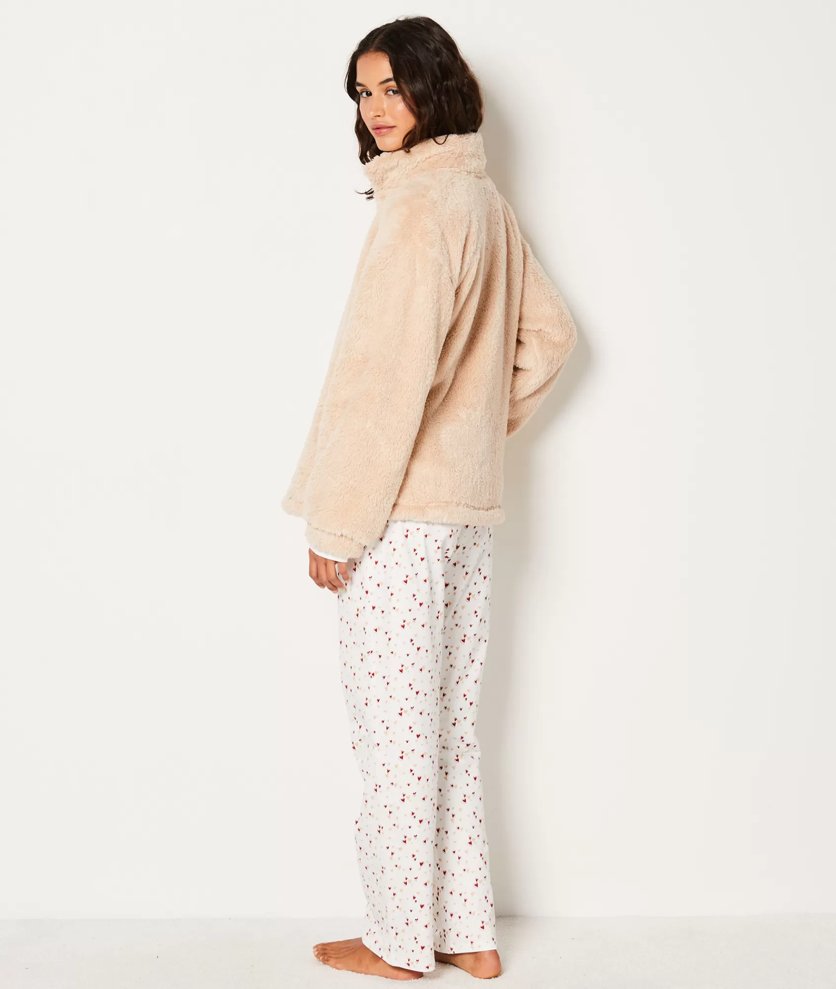 Etam 2 And 3-piece Pyjamas>Ensemble 3 pièces de pyjamas veste polaire