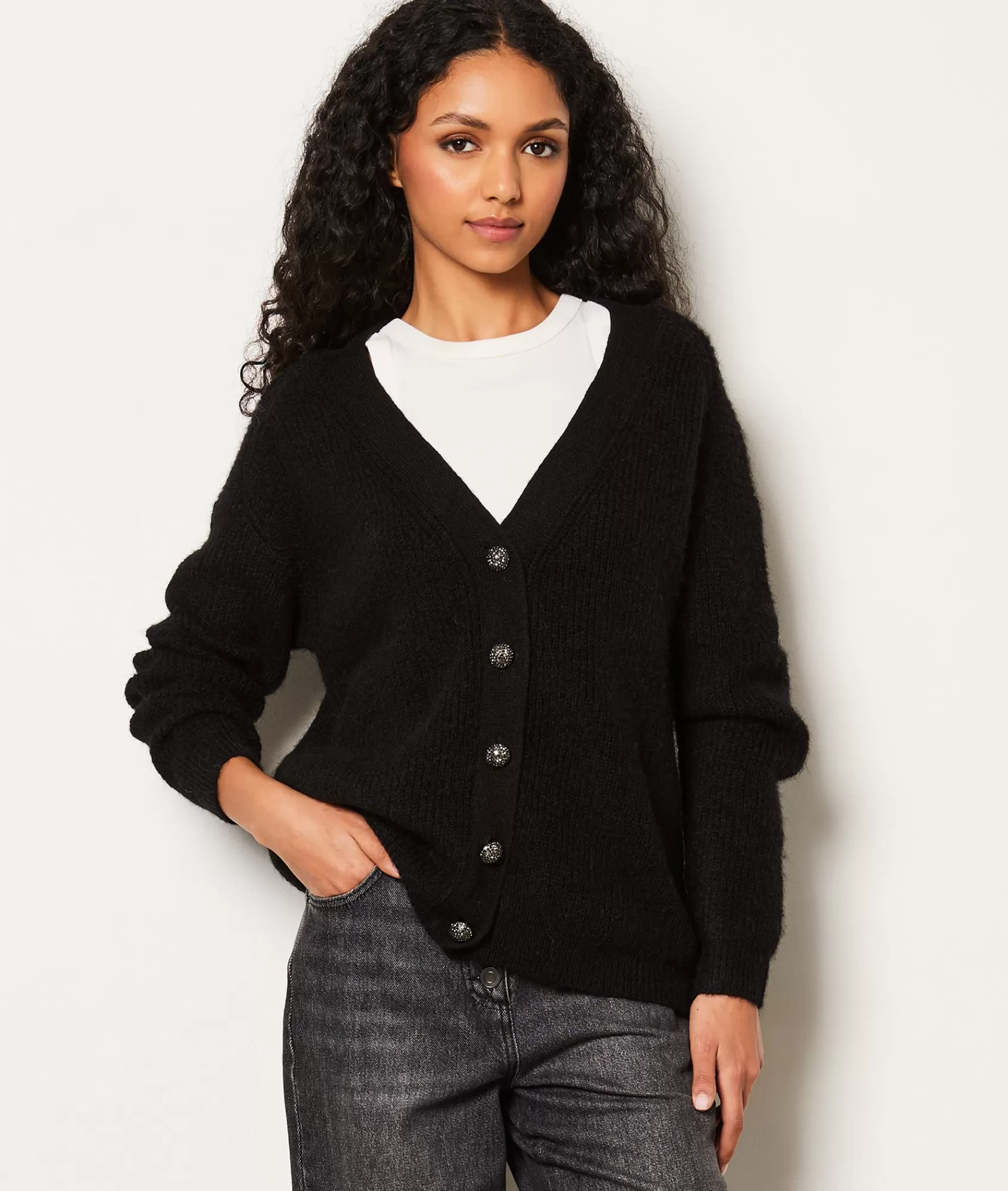 Etam V-necks>Gilet boutonné