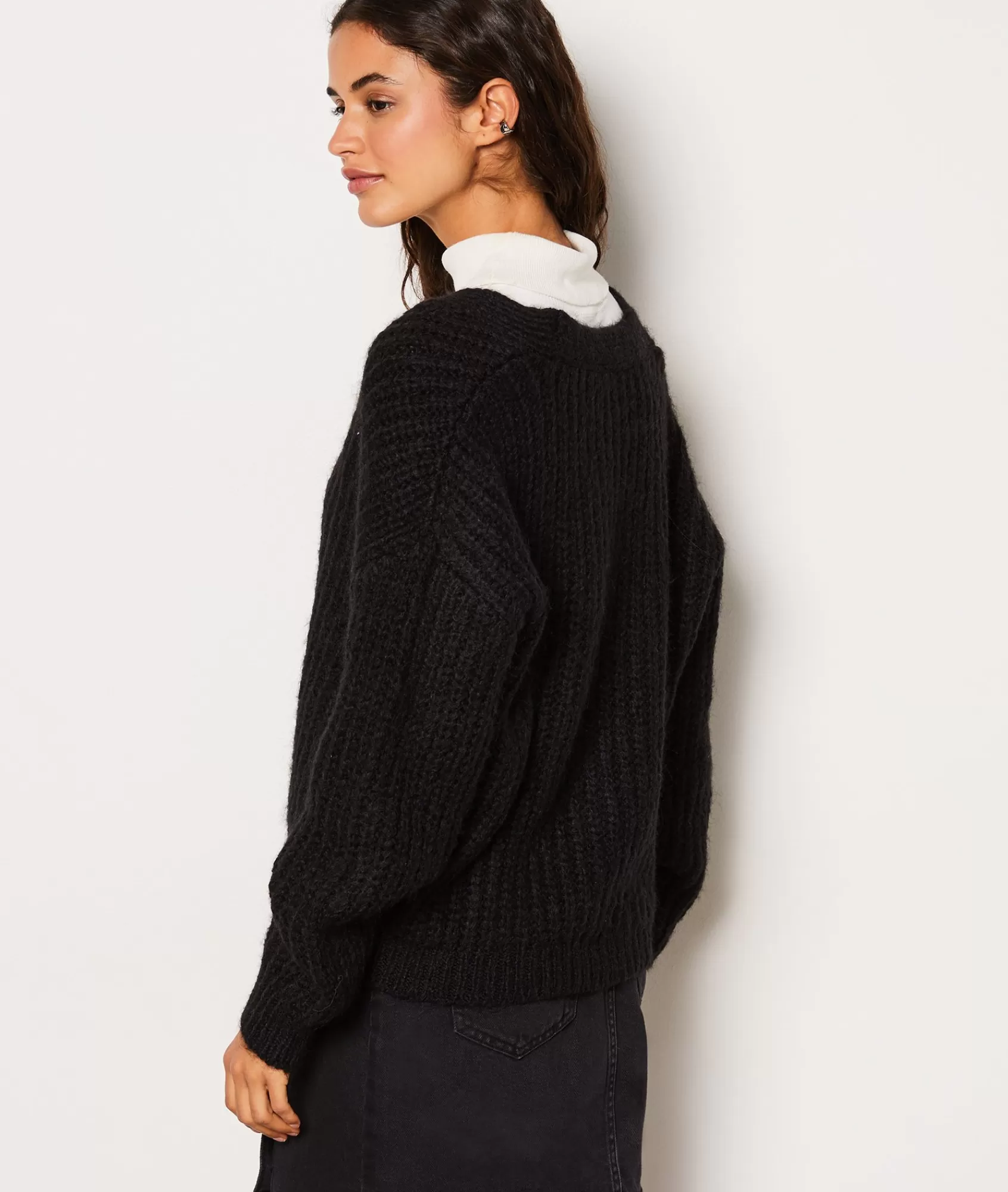 Etam V-necks>Gilet col V en maille