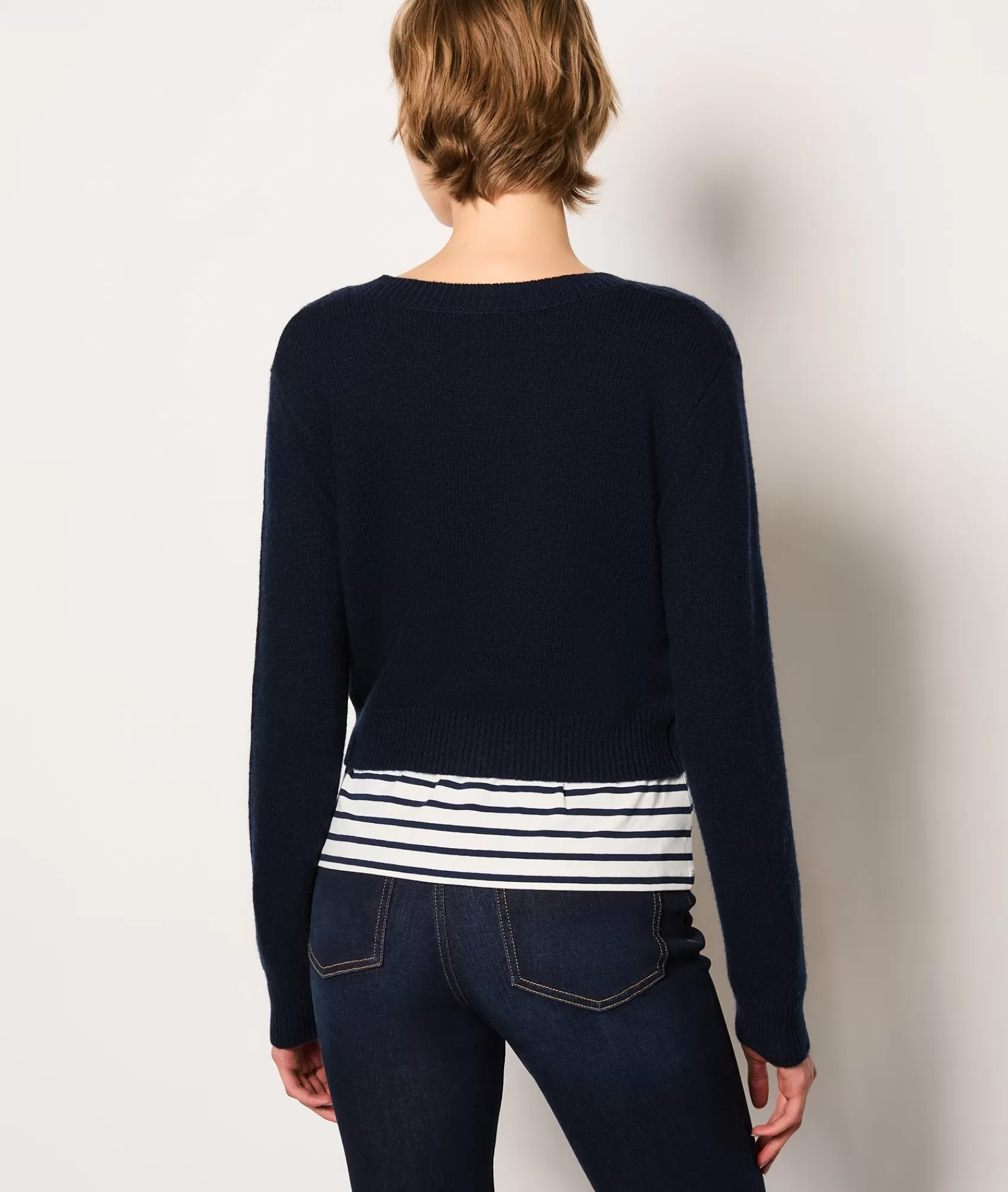 Etam Short Sleeves>Gilet court boutonné
