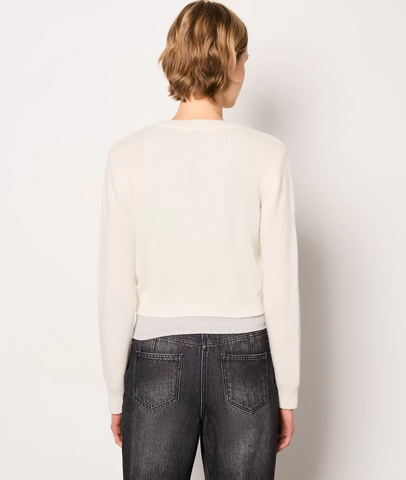 Etam Short Sleeves>Gilet court boutonné