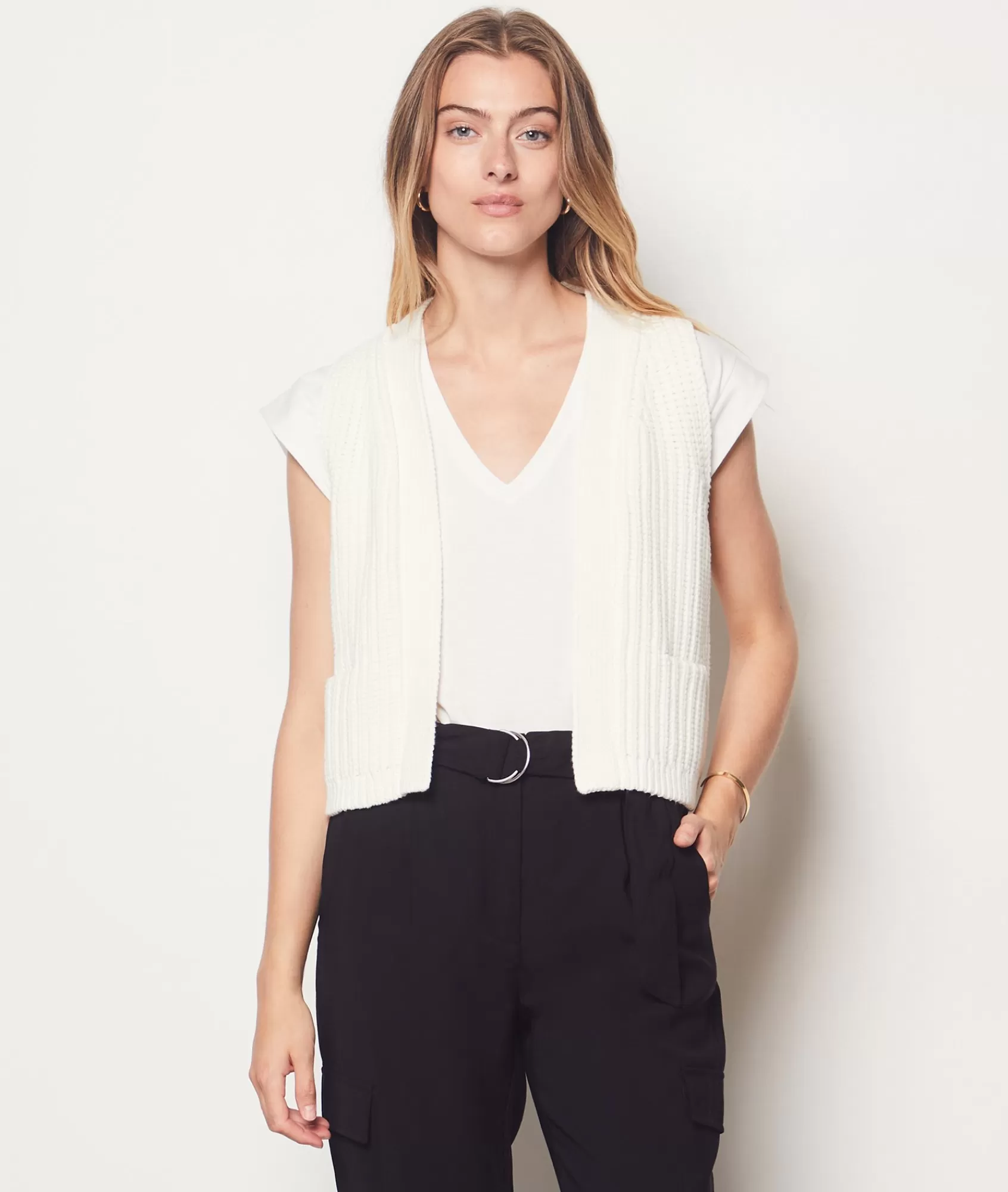 Etam Sleeveless | V-necks>Gilet sans manches