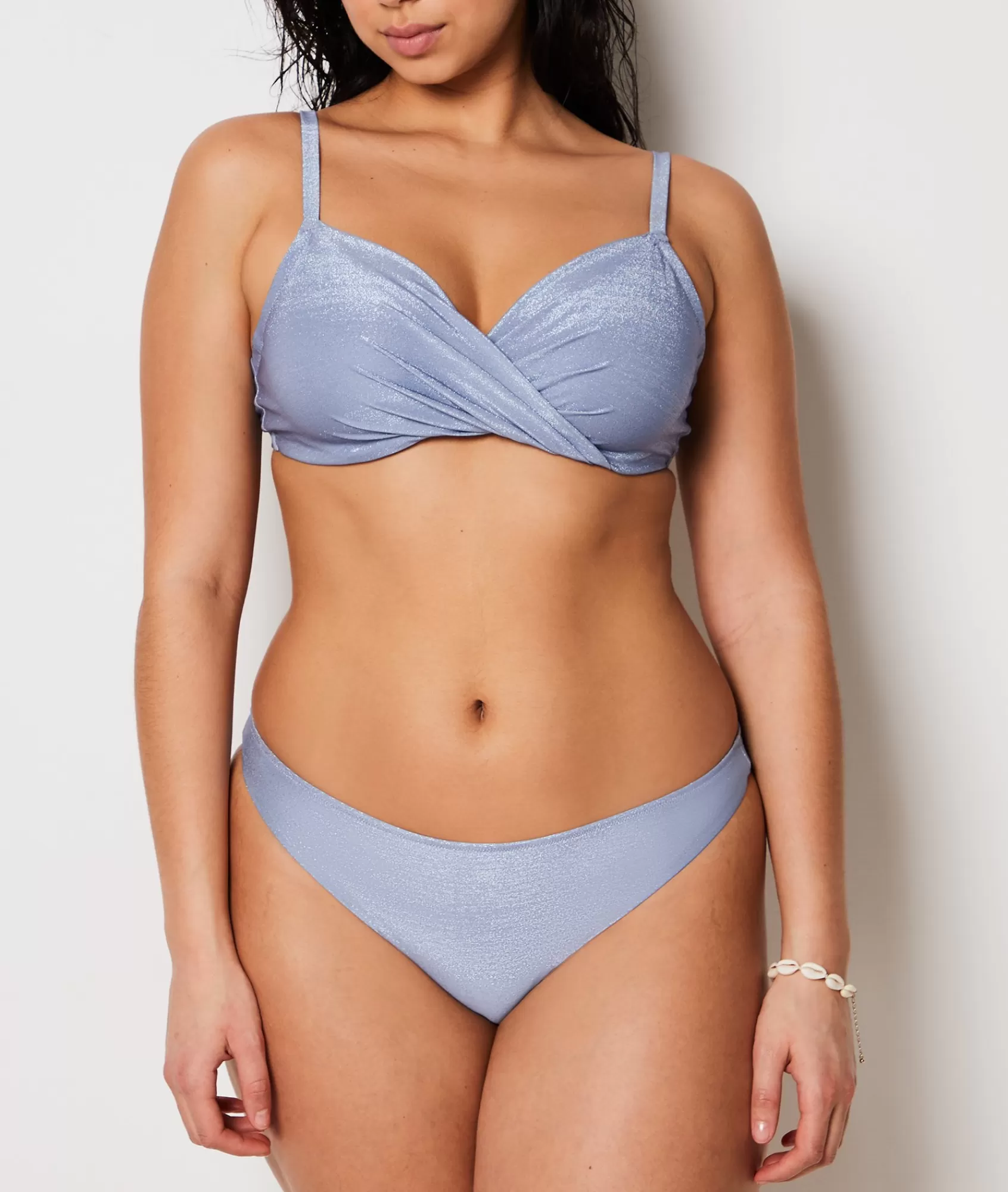 Etam Curve Swimwear>Glitter Bikini Bottom