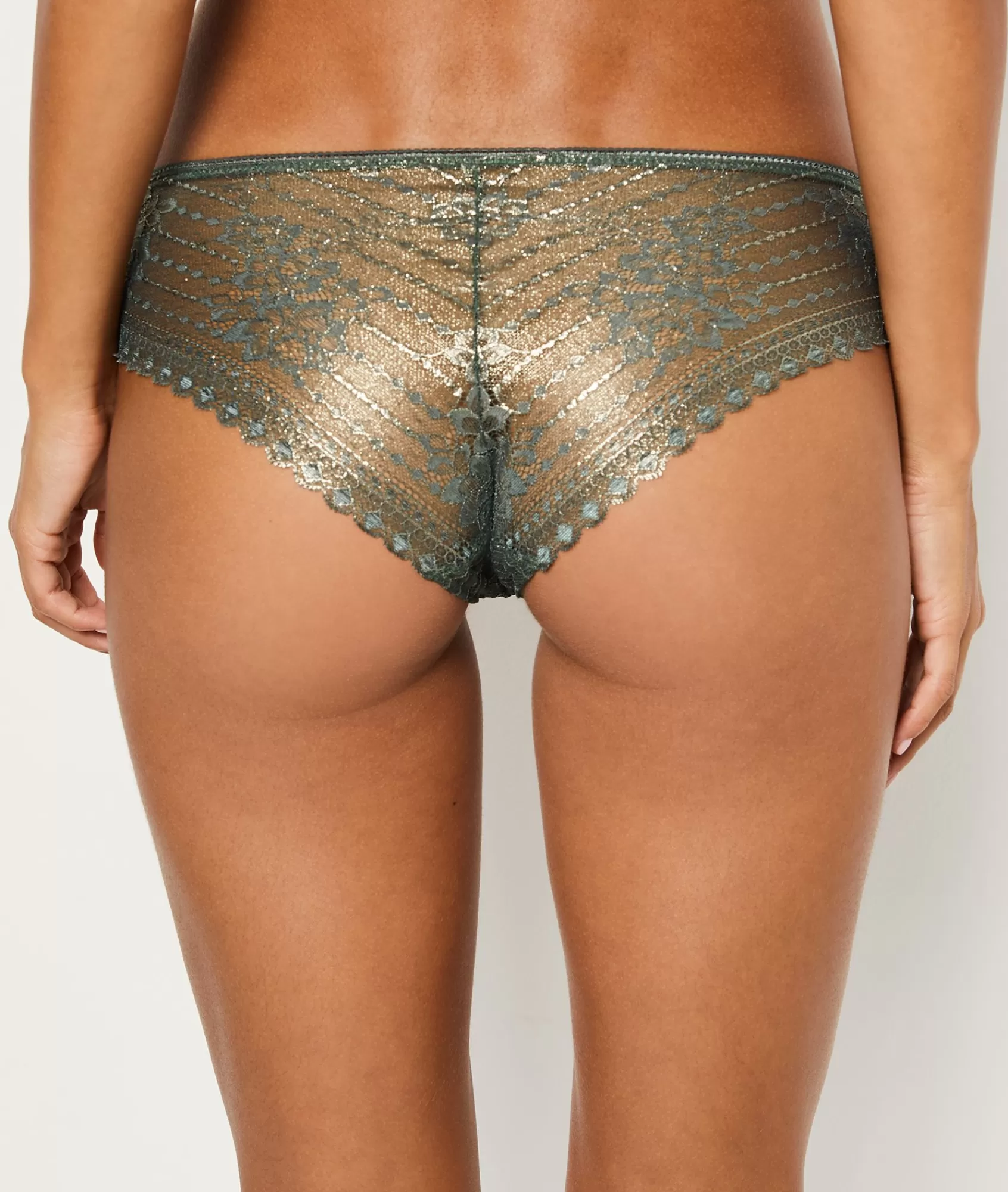 BOY Etam Boyshorts>Iridescent Lace Boyshort