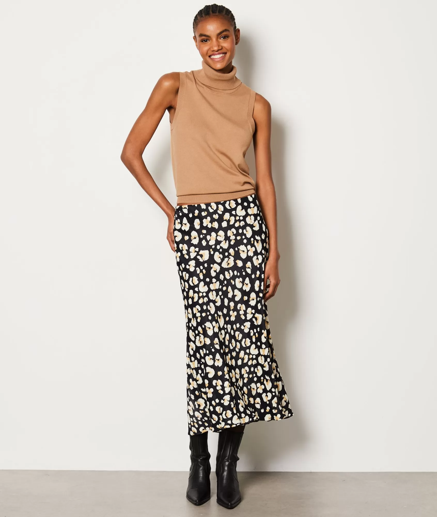 Etam Skirts>Jupe longue fluide imprimée