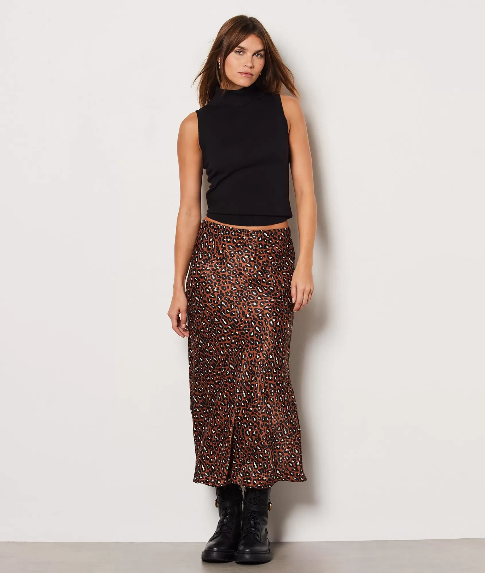 Etam Skirts>Jupe longue imprimée Léopard
