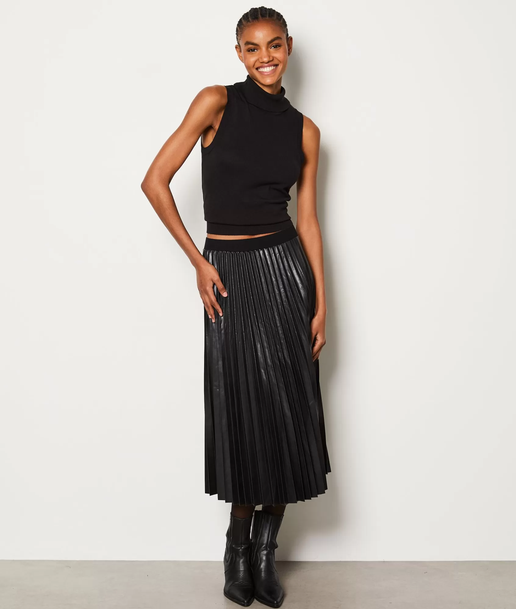 Etam Skirts>Jupe longue simili cuir