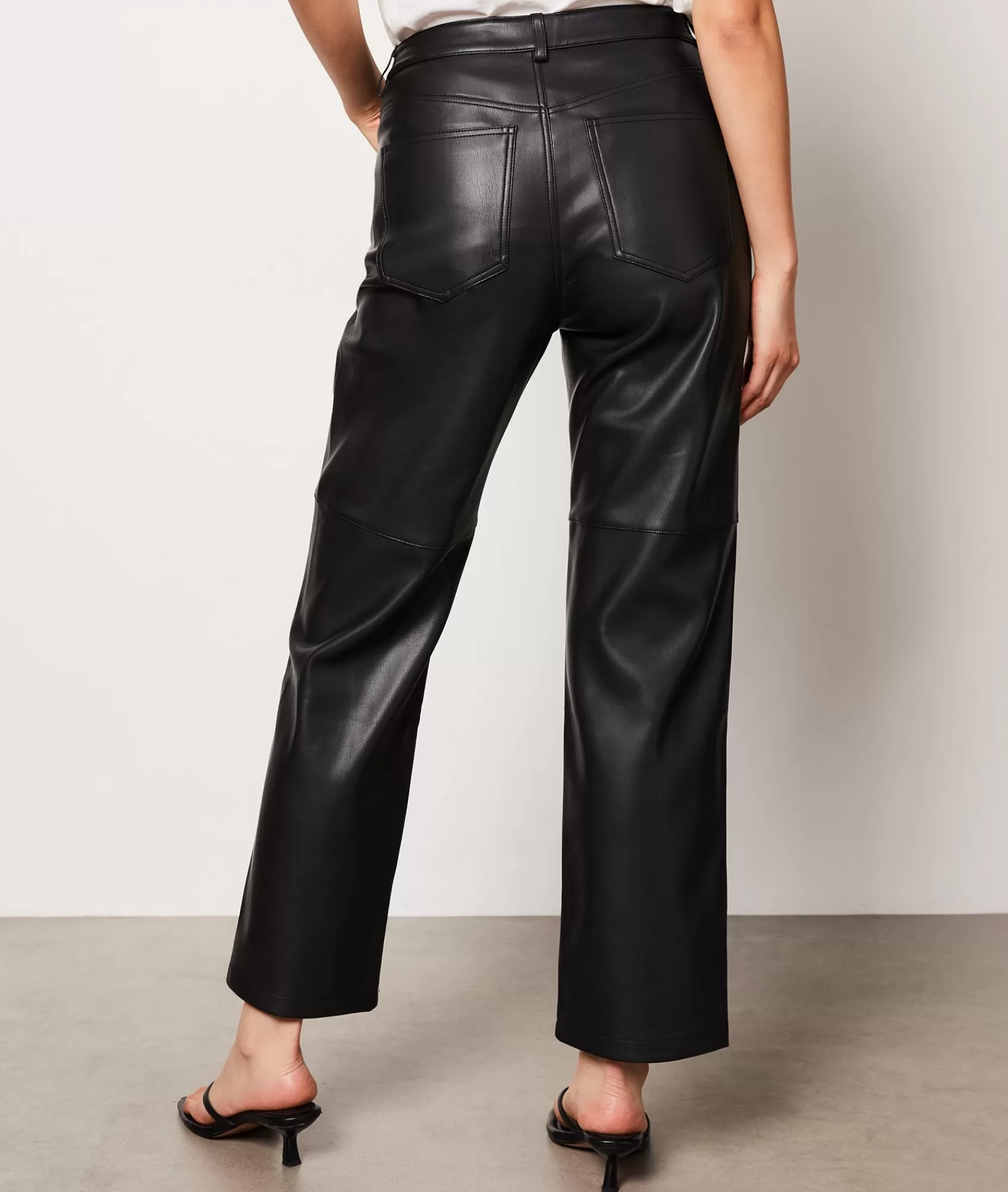 Etam Slim Jeans>Leather Effect Trousers