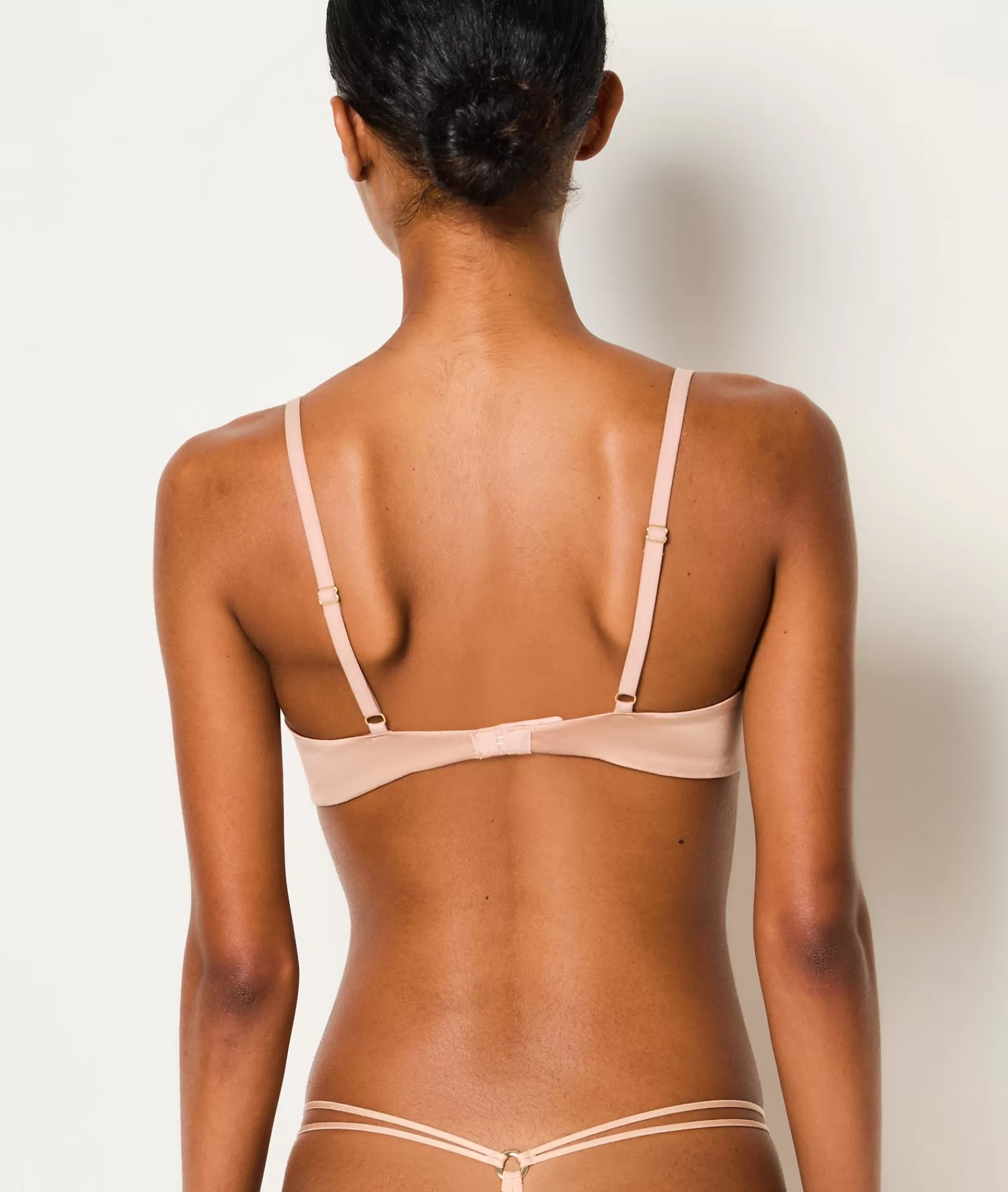 Etam Balconette Bras>Lightly Lined Bra in Tulle and Silk